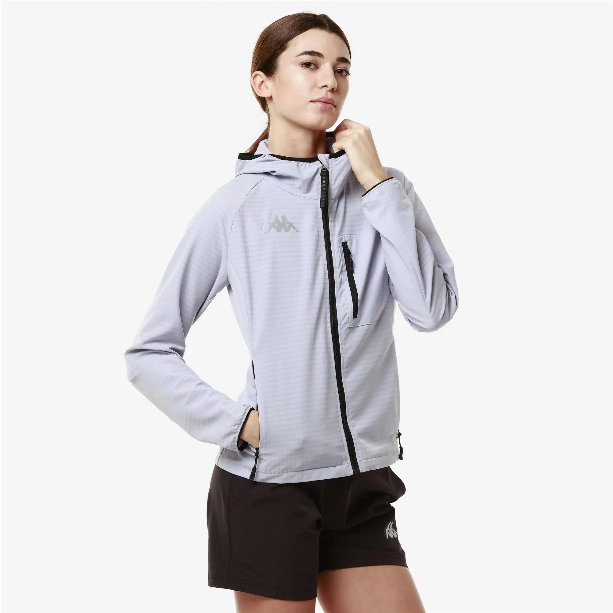 Sweat-shirt zippé pour femme violet pour outdoor 6/7