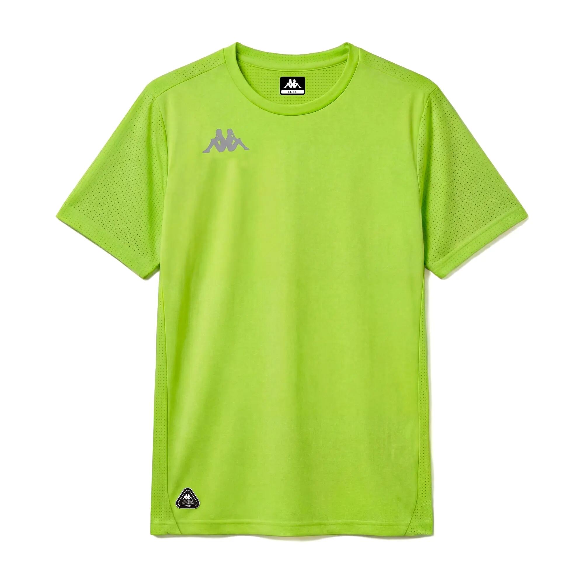 T-shirt da uomo in poliestere verde da running 2/6