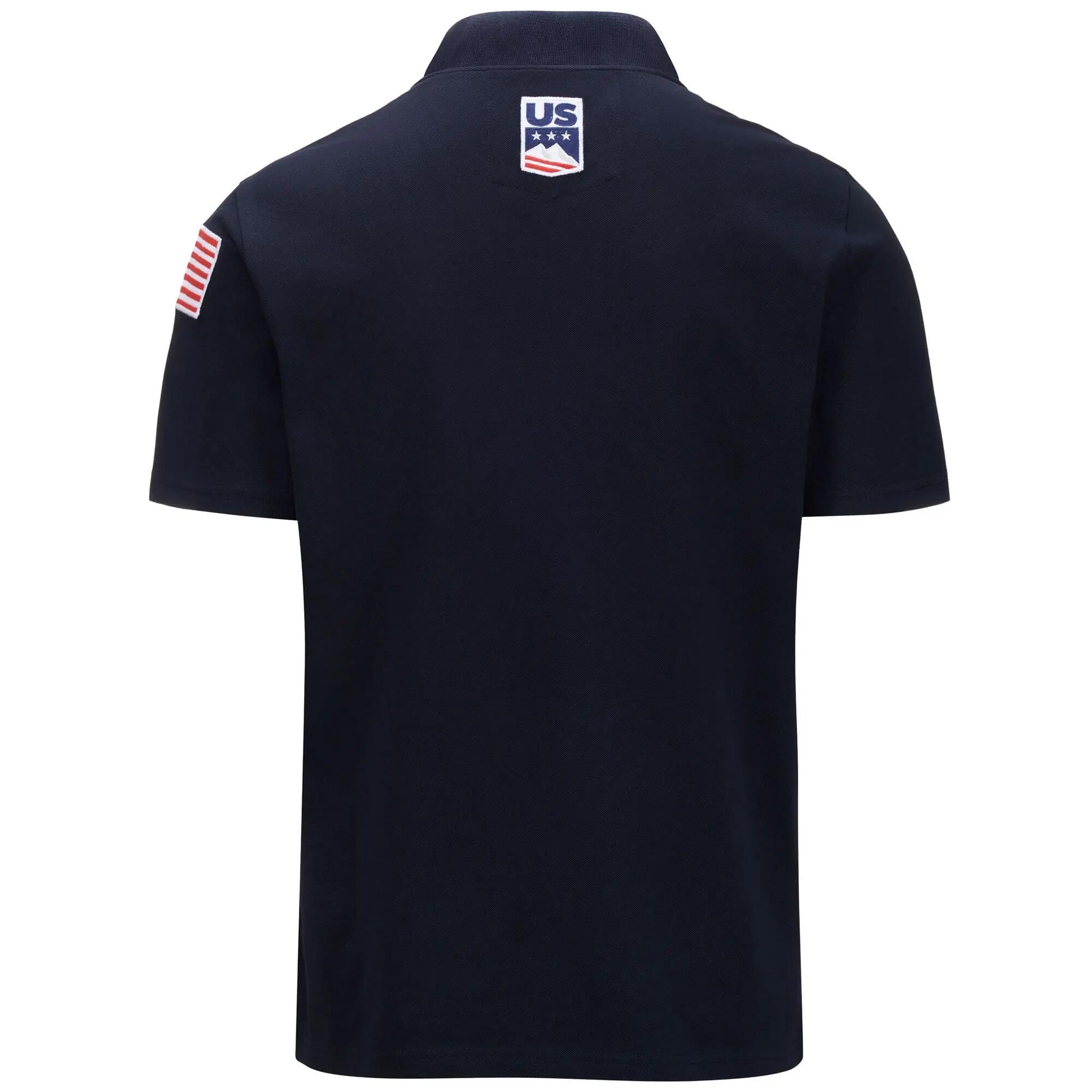 Polo pour homme / femme bleu pour ski 4/7