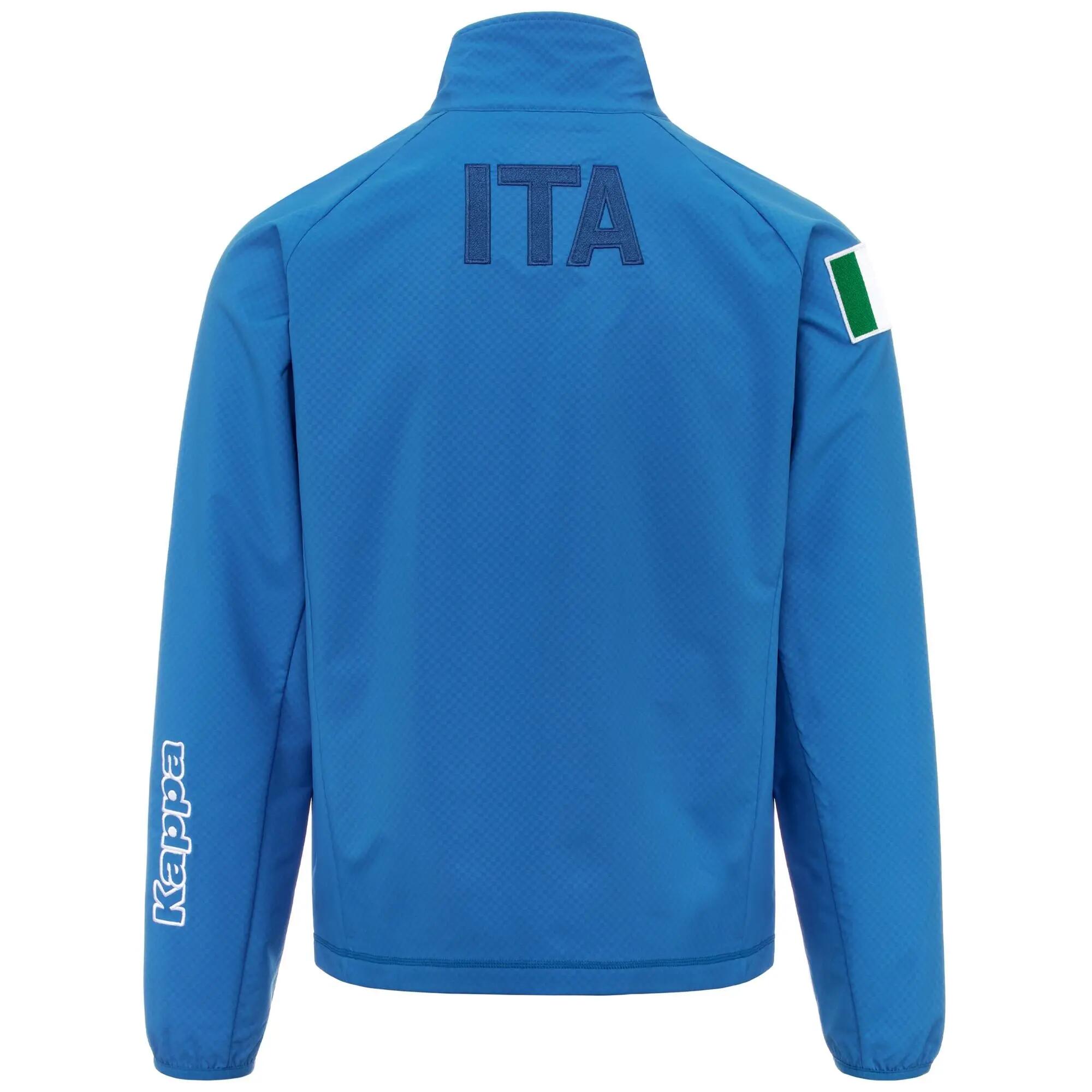 Sweat-shirt zippé pour homme bleu pour ski 3/3