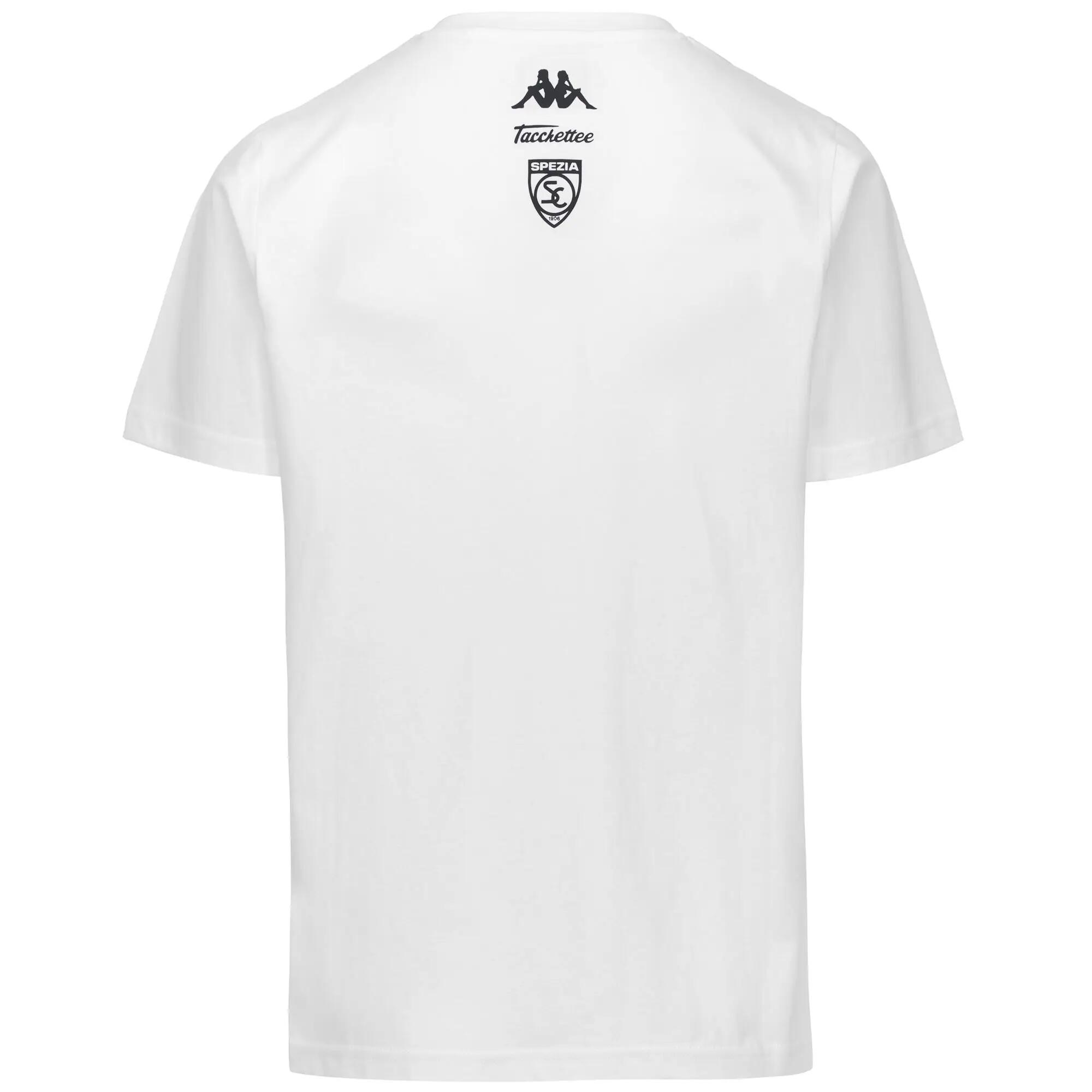 T-shirt da uomo in cotone bianco da calcio 3/3