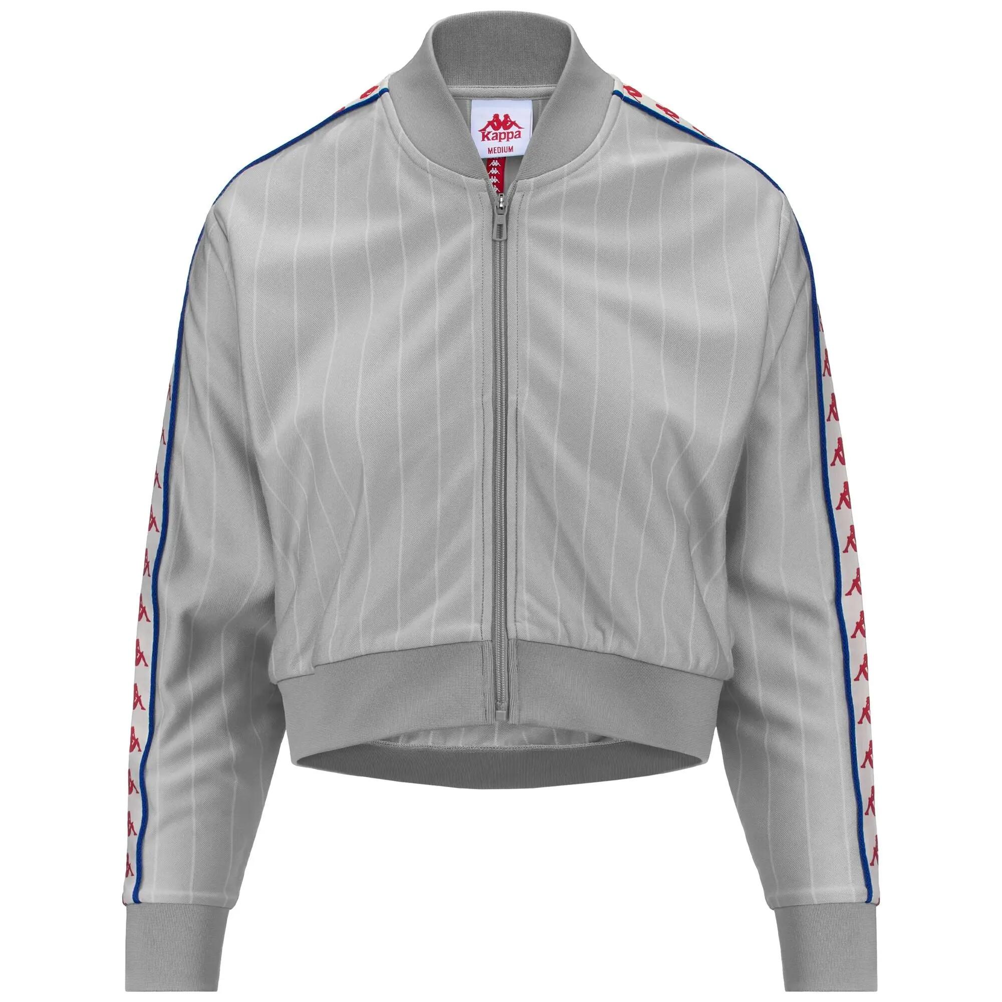 Sweat-shirt zippé pour femme gris pour sport street 2/7