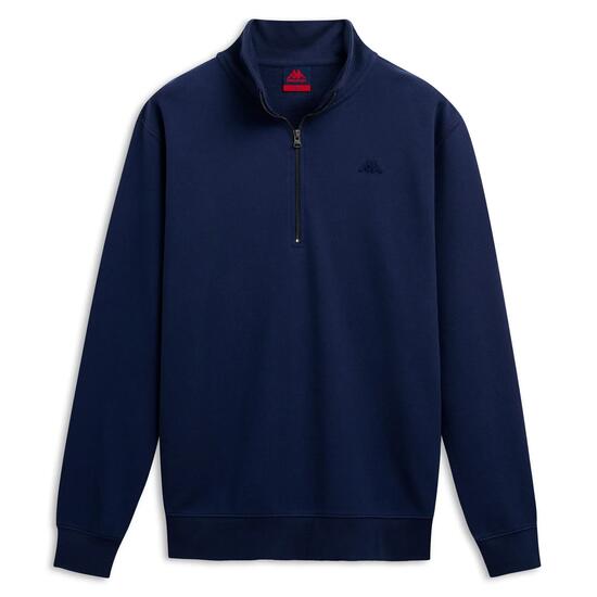 Felpa da uomo in cotone blu da lifestyle
