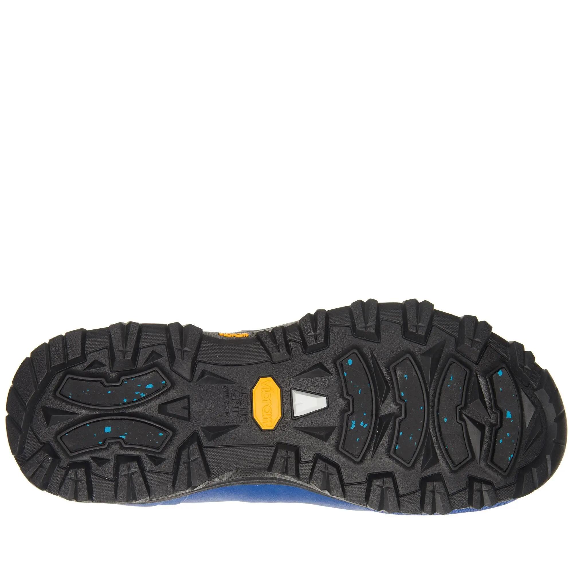 Stivali bassi da uomo donna in gomma blu da outdoor 3/7