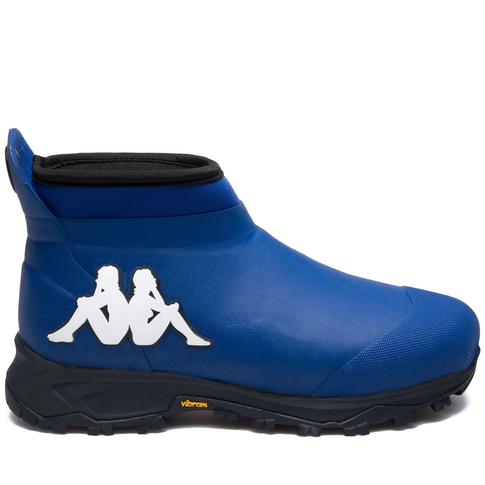 Stivali bassi da uomo donna in gomma blu da outdoor 2/7