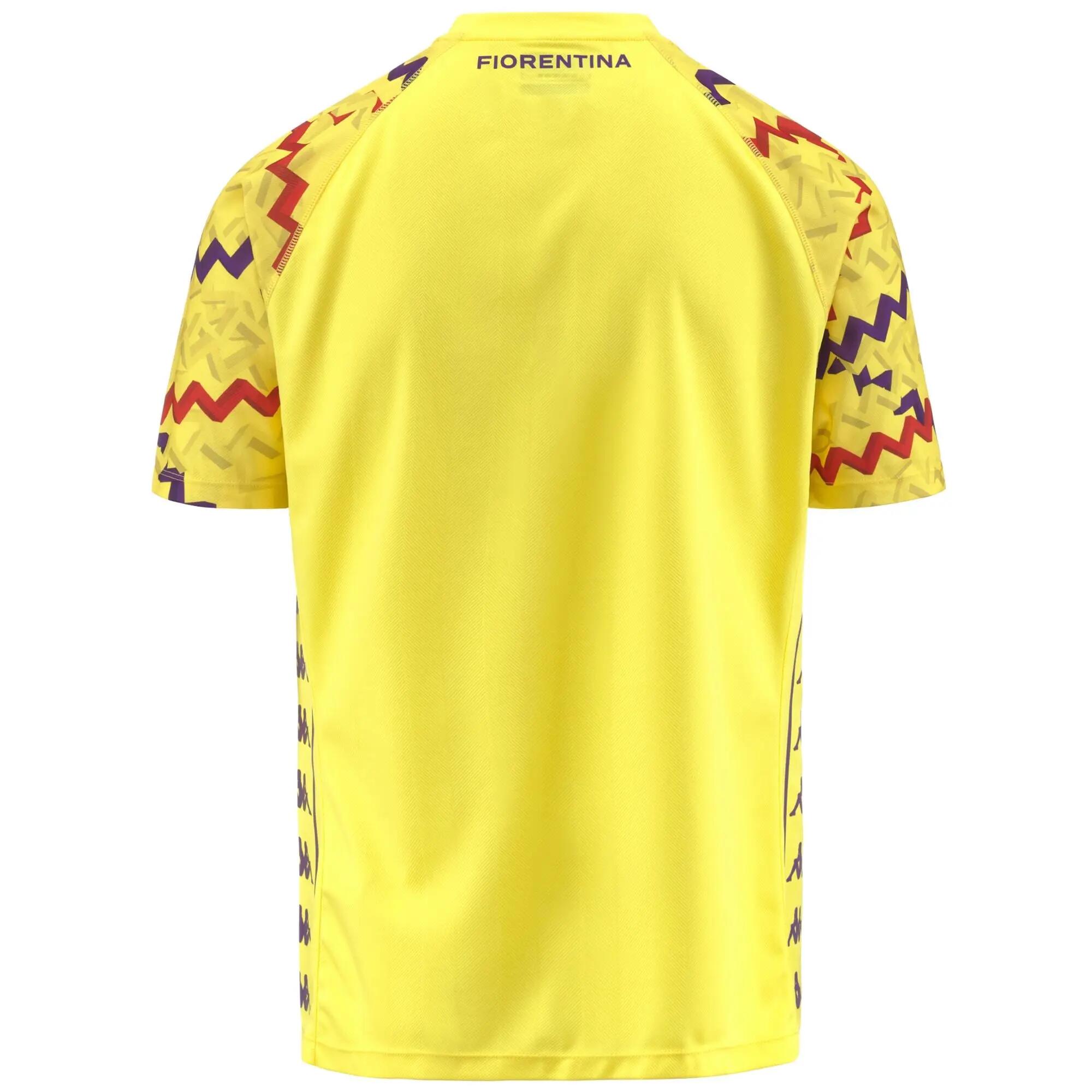 T-Shirt ACF Fiorentina da Uomo in Poliestere riciclato Giallo 3/7