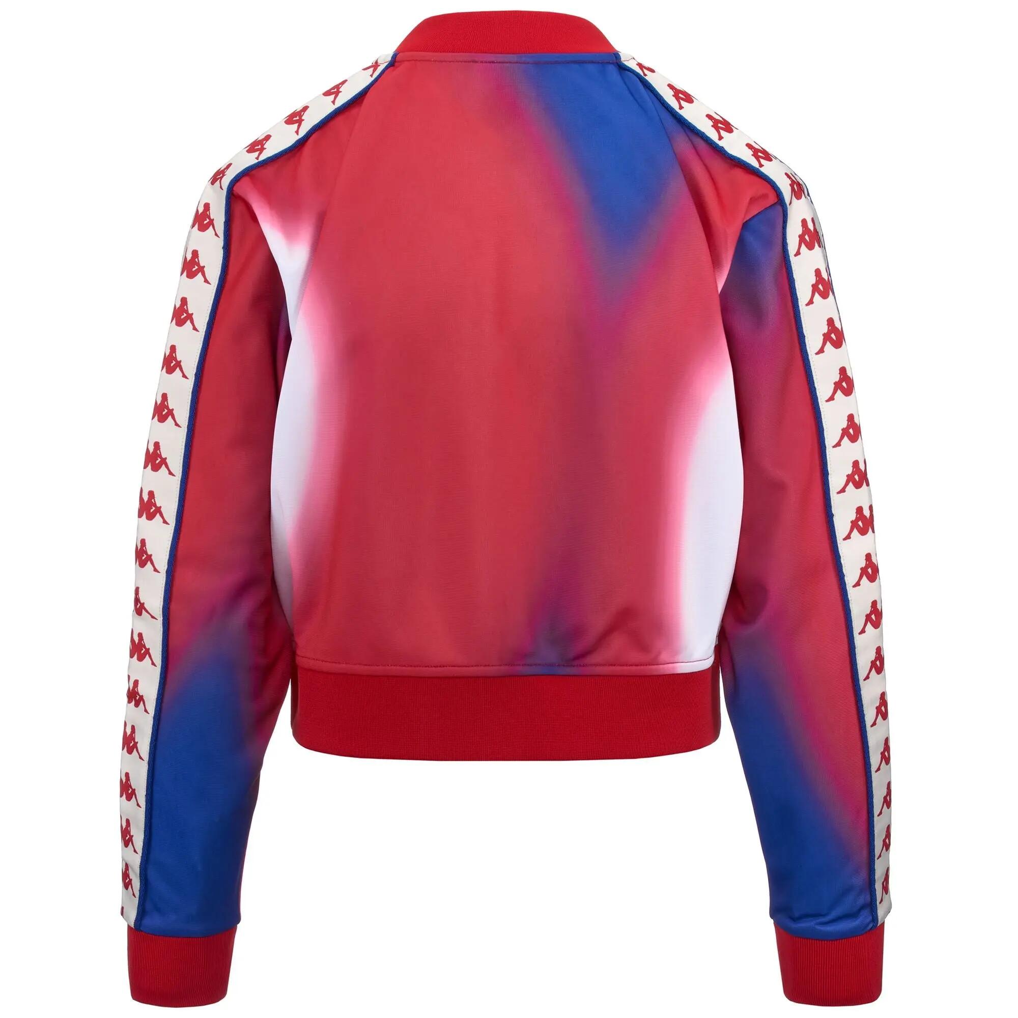 Sweat-shirt zippé pour femme rouge pour sport street 4/7