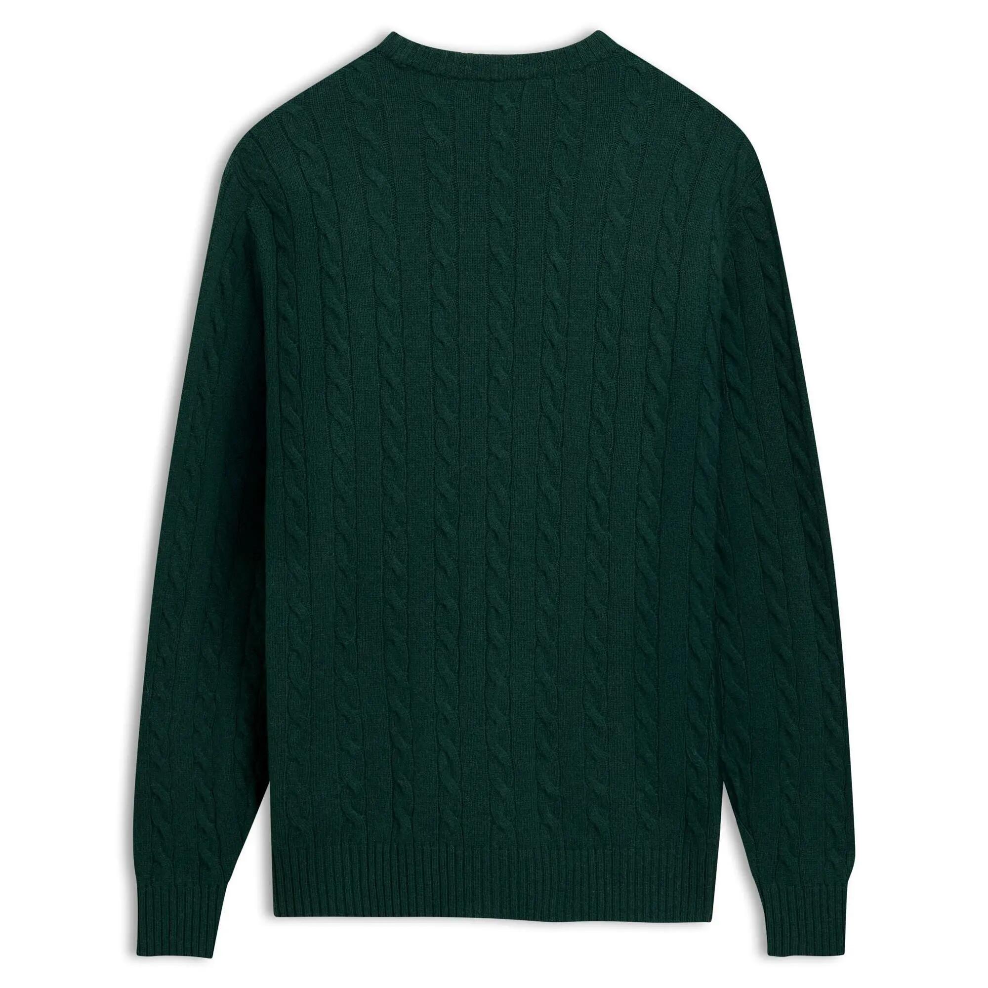 Maglione da uomo in lana verde da lifestyle 2/6