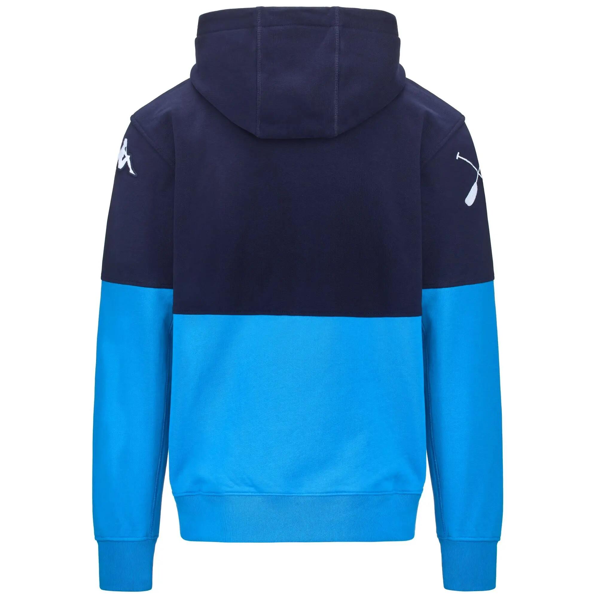Felpa da uomo donna in cotone blu da canottaggio 4/4