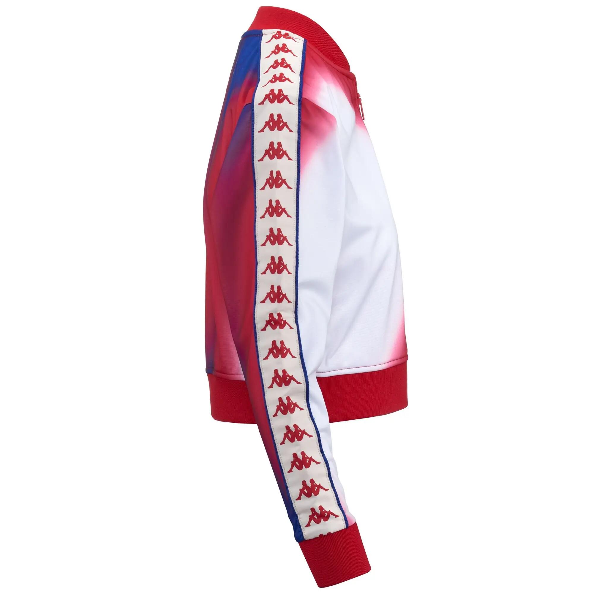 Sweat-shirt zippé pour femme rouge pour sport street 3/7