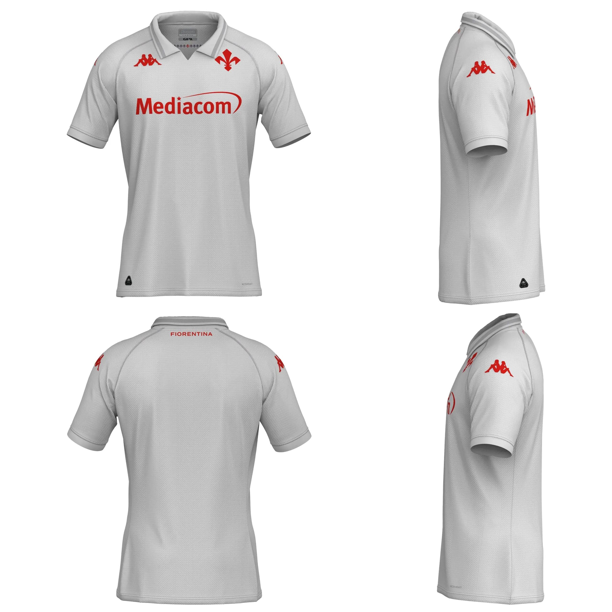 T-Shirt ACF Fiorentina da Bambino in Poliestere riciclato Bianco 2/7