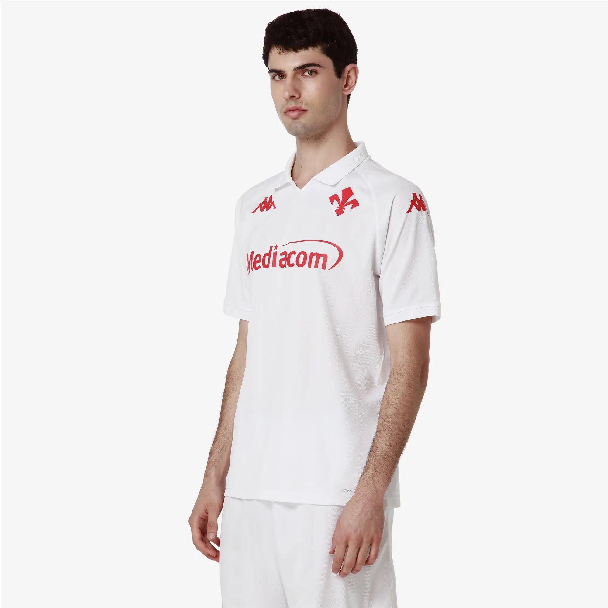 T-Shirt ACF Fiorentina da Bambino in Poliestere riciclato Bianco 5/7