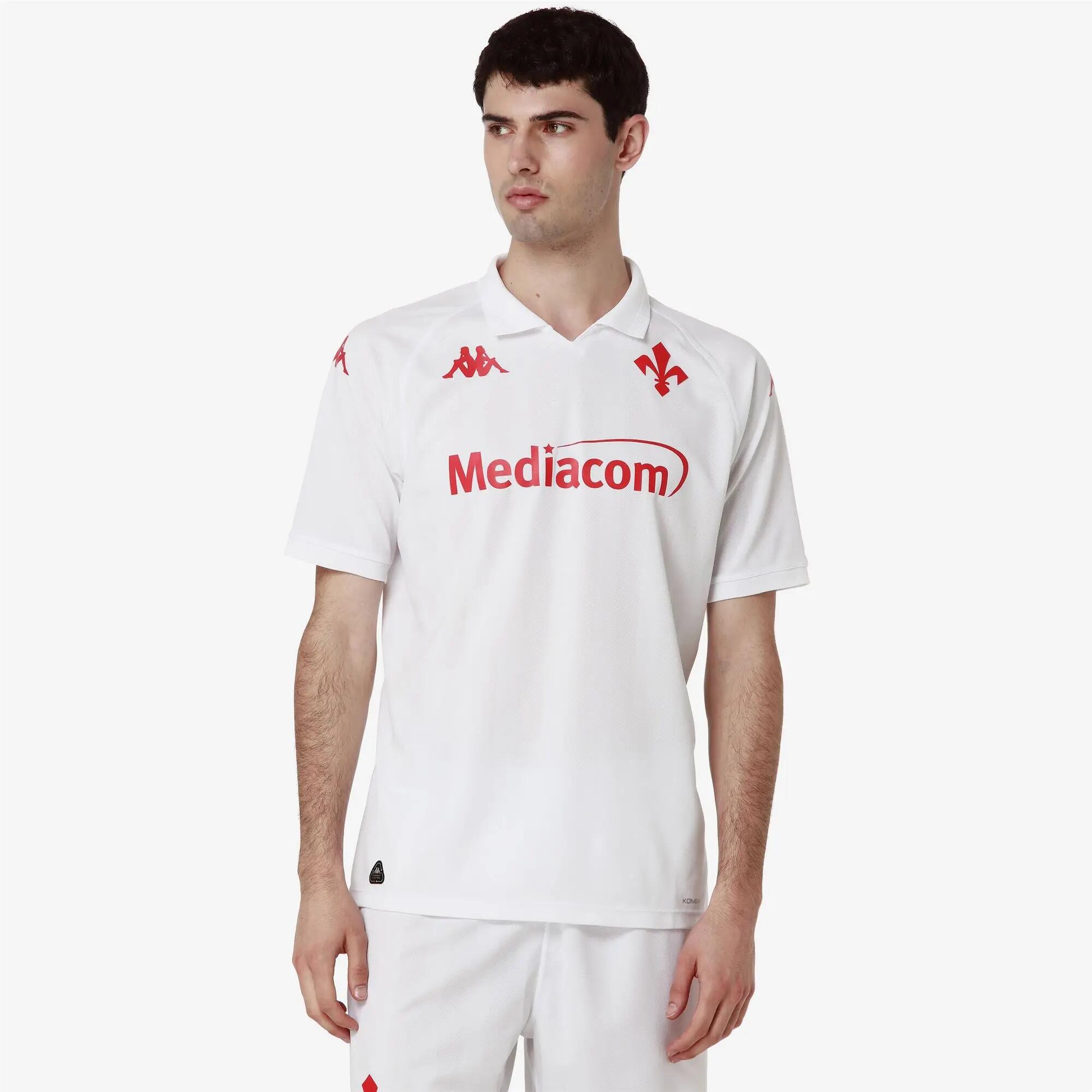 T-Shirt ACF Fiorentina da Bambino in Poliestere riciclato Bianco 4/7
