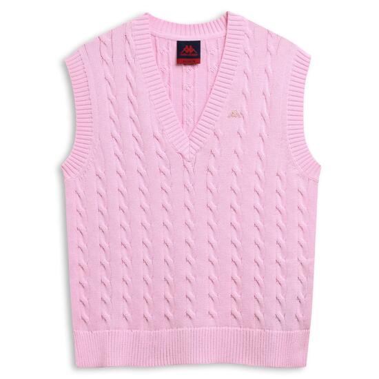 Smanicato da donna in poliestere rosa da lifestyle