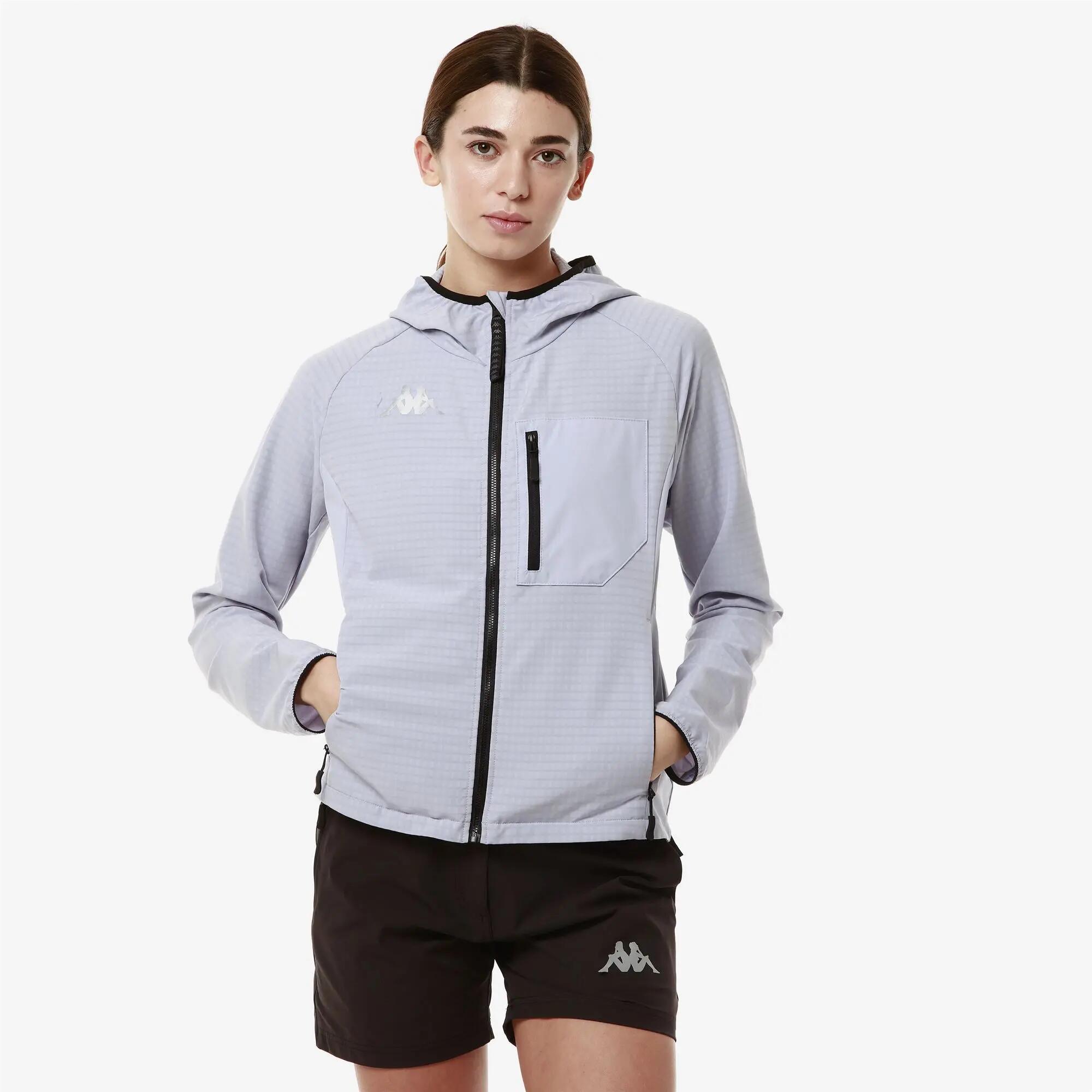 Sweat-shirt zippé pour femme violet pour outdoor 5/7