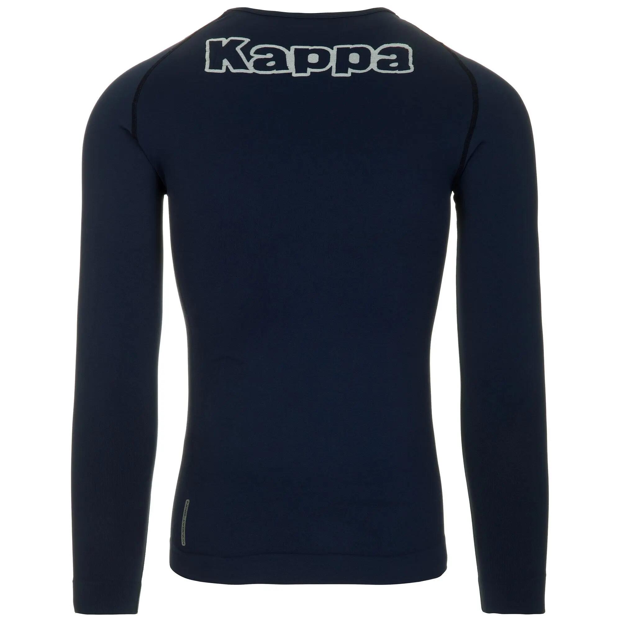 T-shirt da uomo in poliammide blu da calcio 2/4