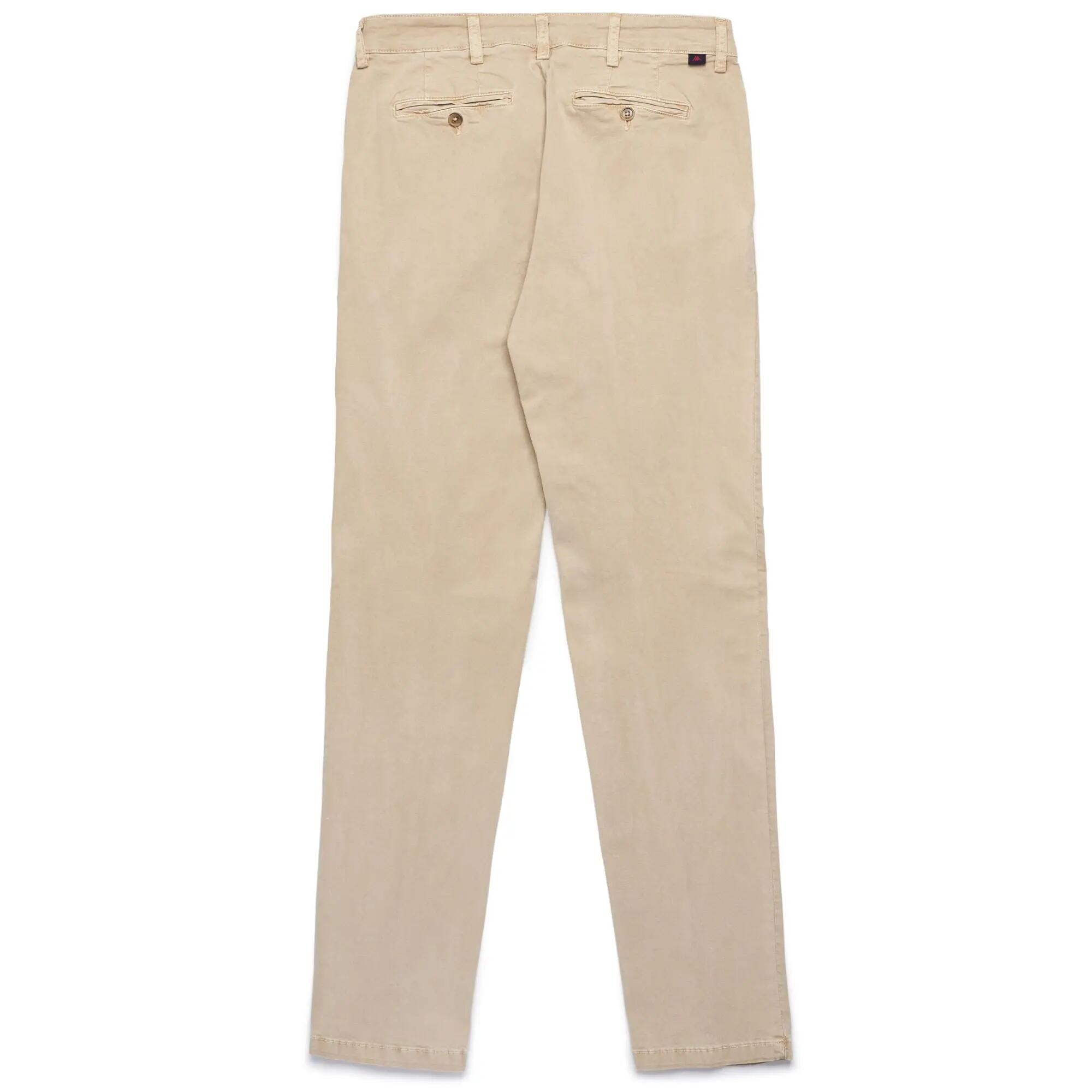 Pantaloni da uomo in cotone beige da lifestyle 2/2
