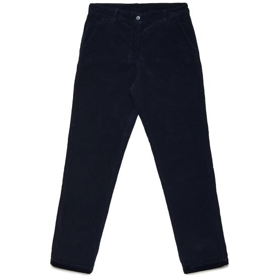Pantaloni da donna in cotone blu da lifestyle