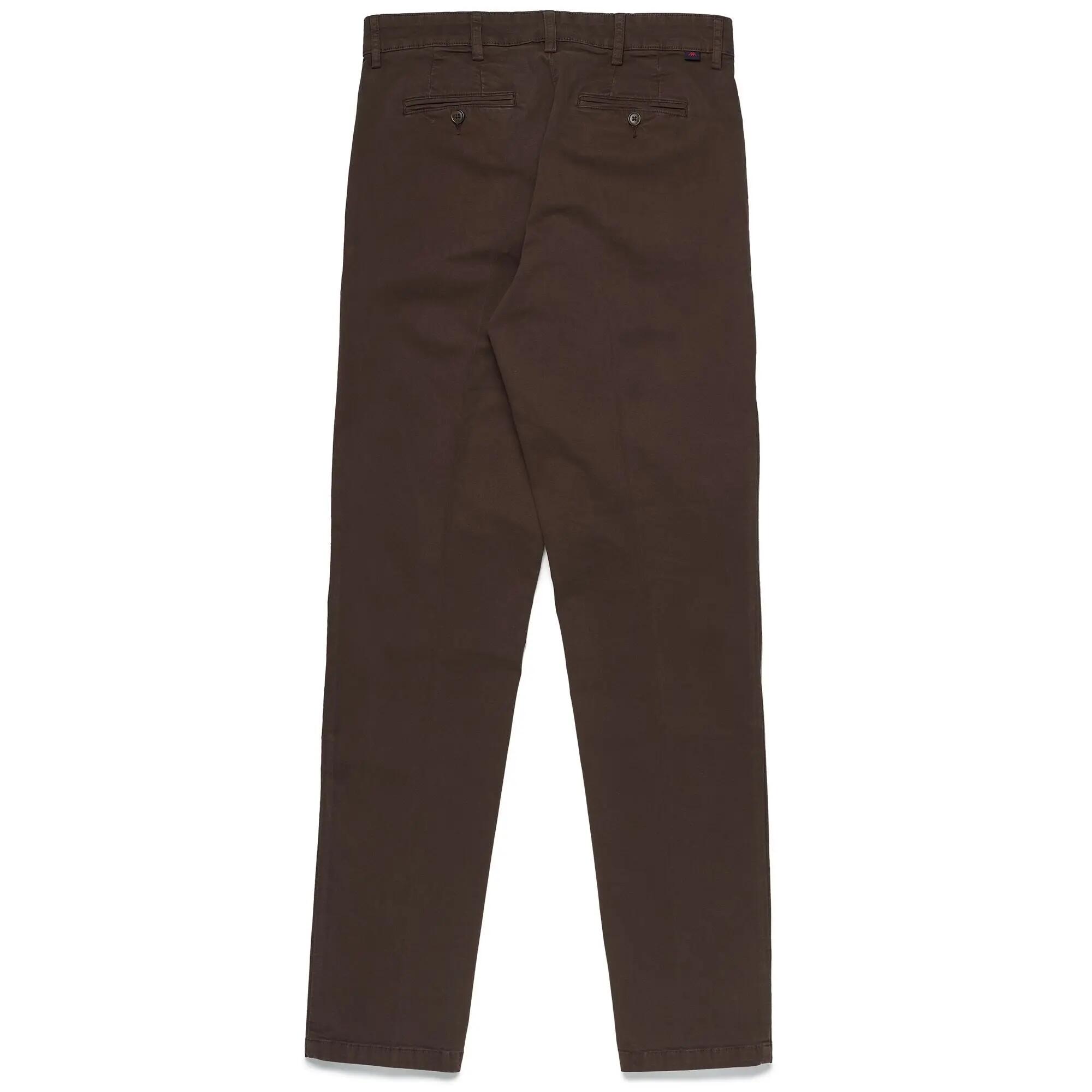 Pantaloni da uomo in cotone marrone da lifestyle 2/2
