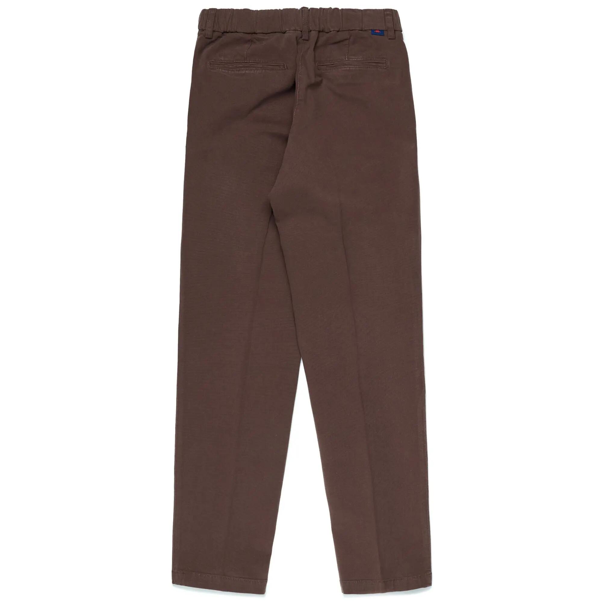 Pantaloni da donna in cotone marrone da lifestyle 2/2