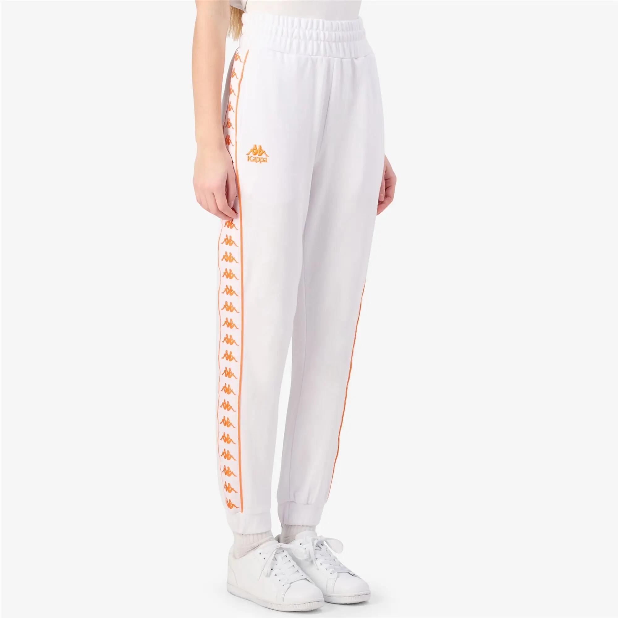 Pantalon de survêtement pour femme blanc pour streetwear sportif 5/7