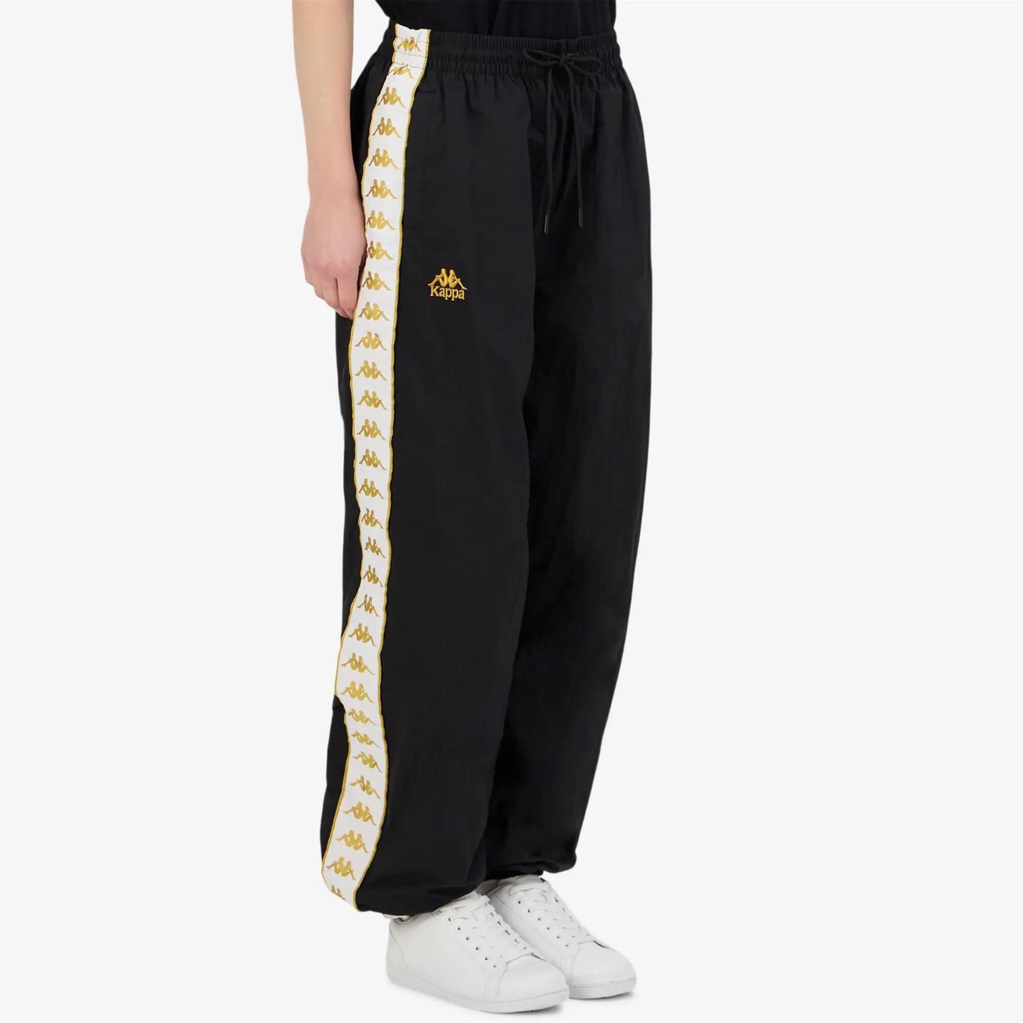 Pantalon de survêtement pour femme noir pour streetwear sportif 6/7
