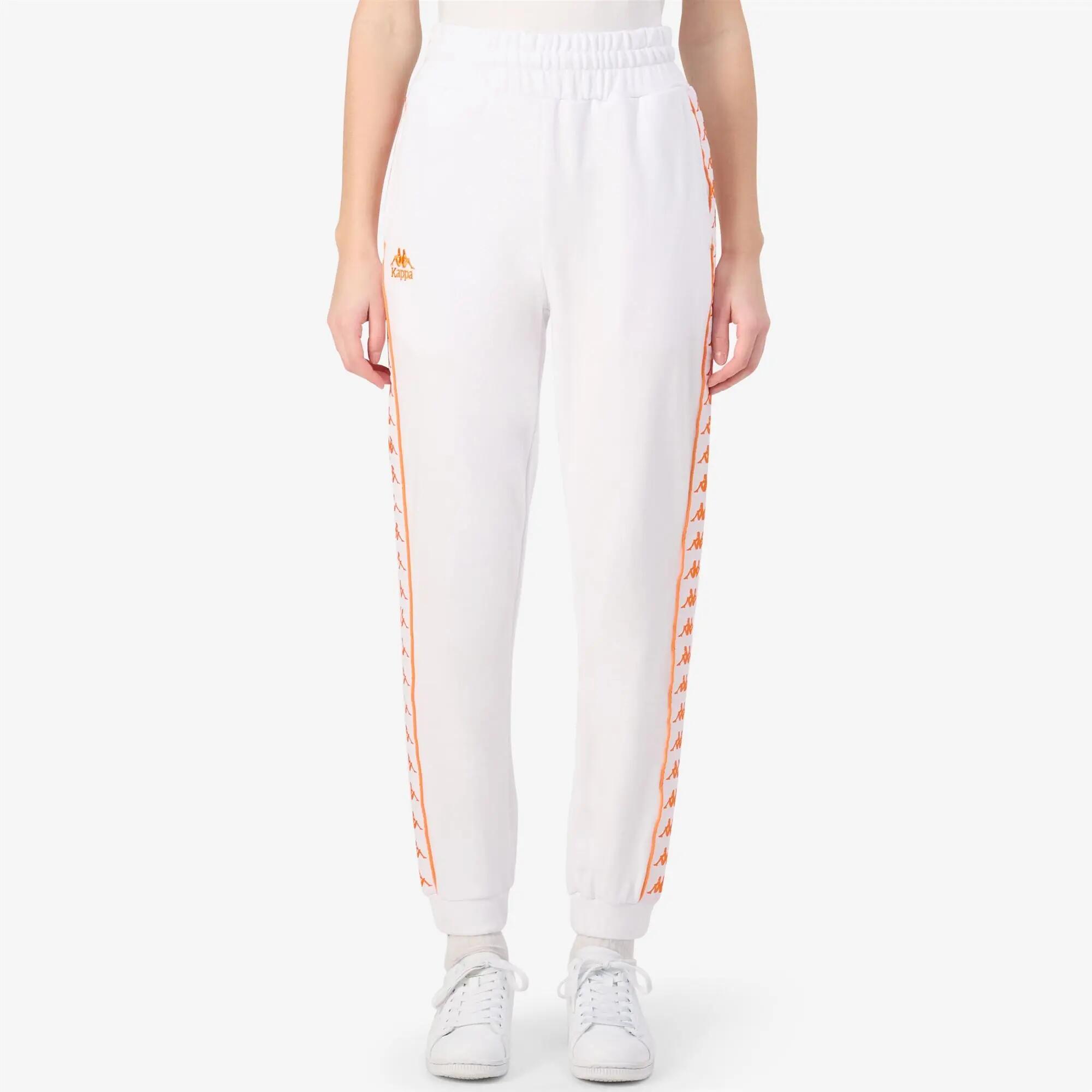 Pantalon de survêtement pour femme blanc pour streetwear sportif 4/7