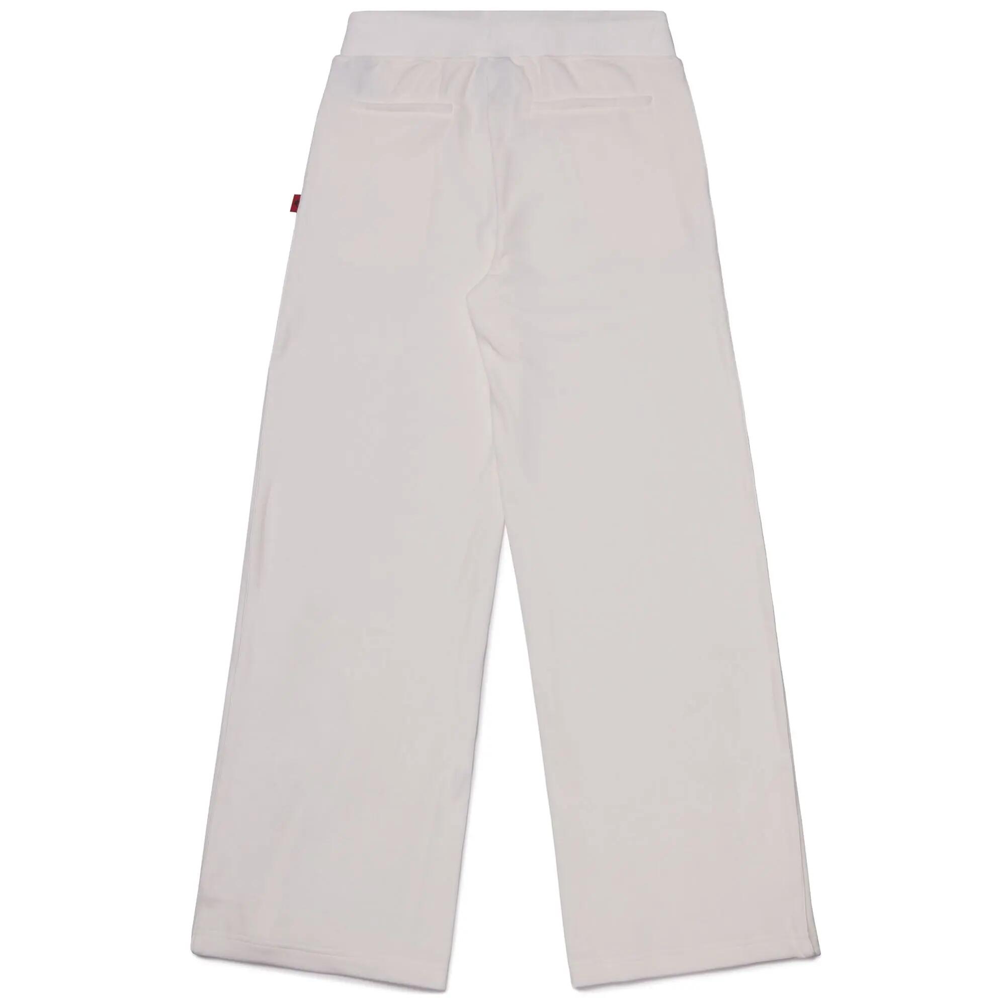 Pantaloni tuta da donna in poliestere bianco da lifestyle 2/2