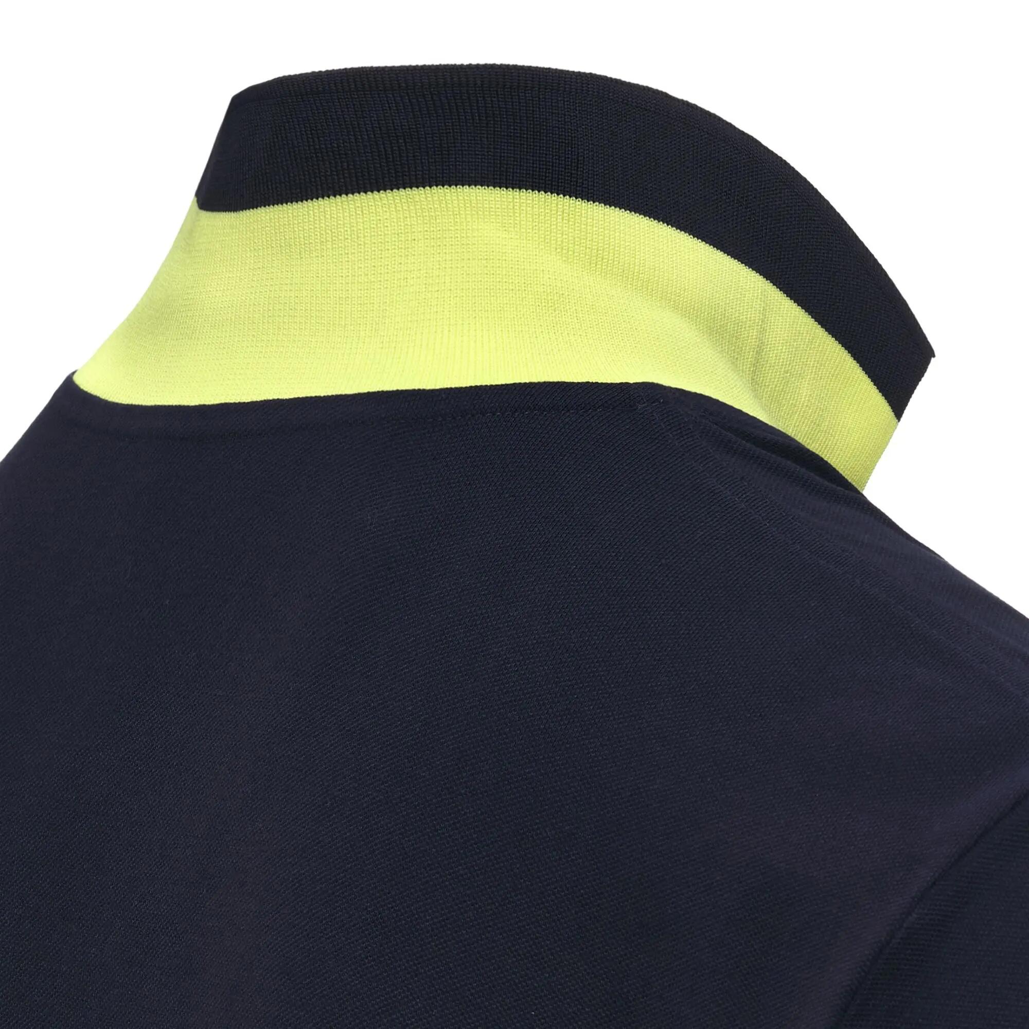 Polo da uomo in cotone blu da sportivo 4/6