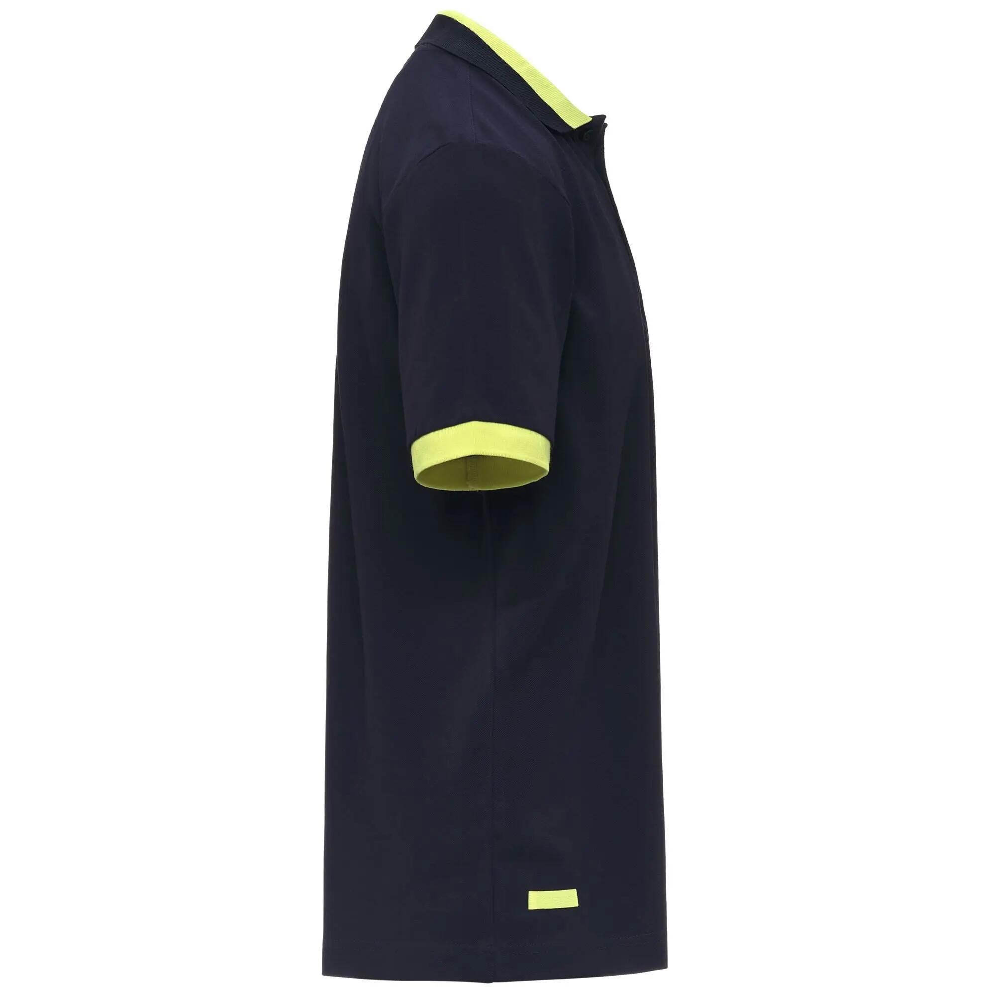 Polo da uomo in cotone blu da sportivo 2/6