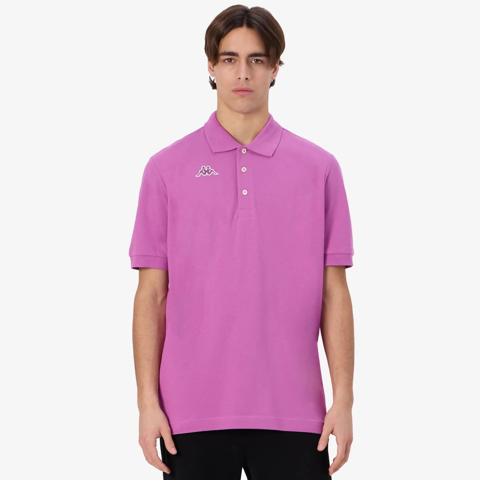 Polo pour homme violet pour sportif 4/7
