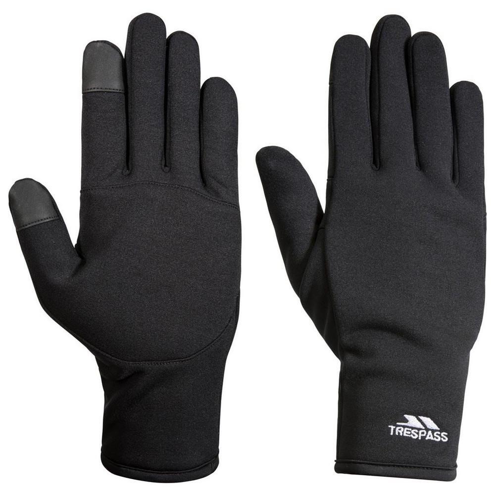 TRESPASS Unisex Volwassenen Poliner Power Stretchhandschoen (Zwart)