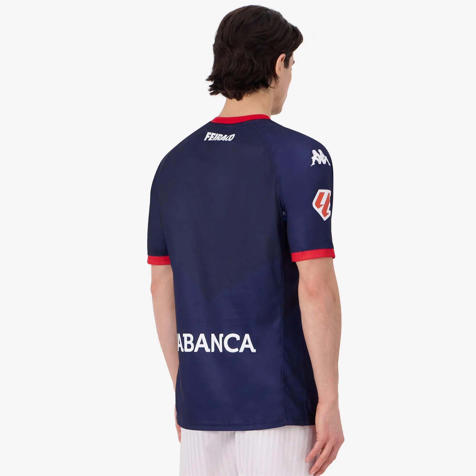 T-shirt pour garçon bleu pour football 6/7