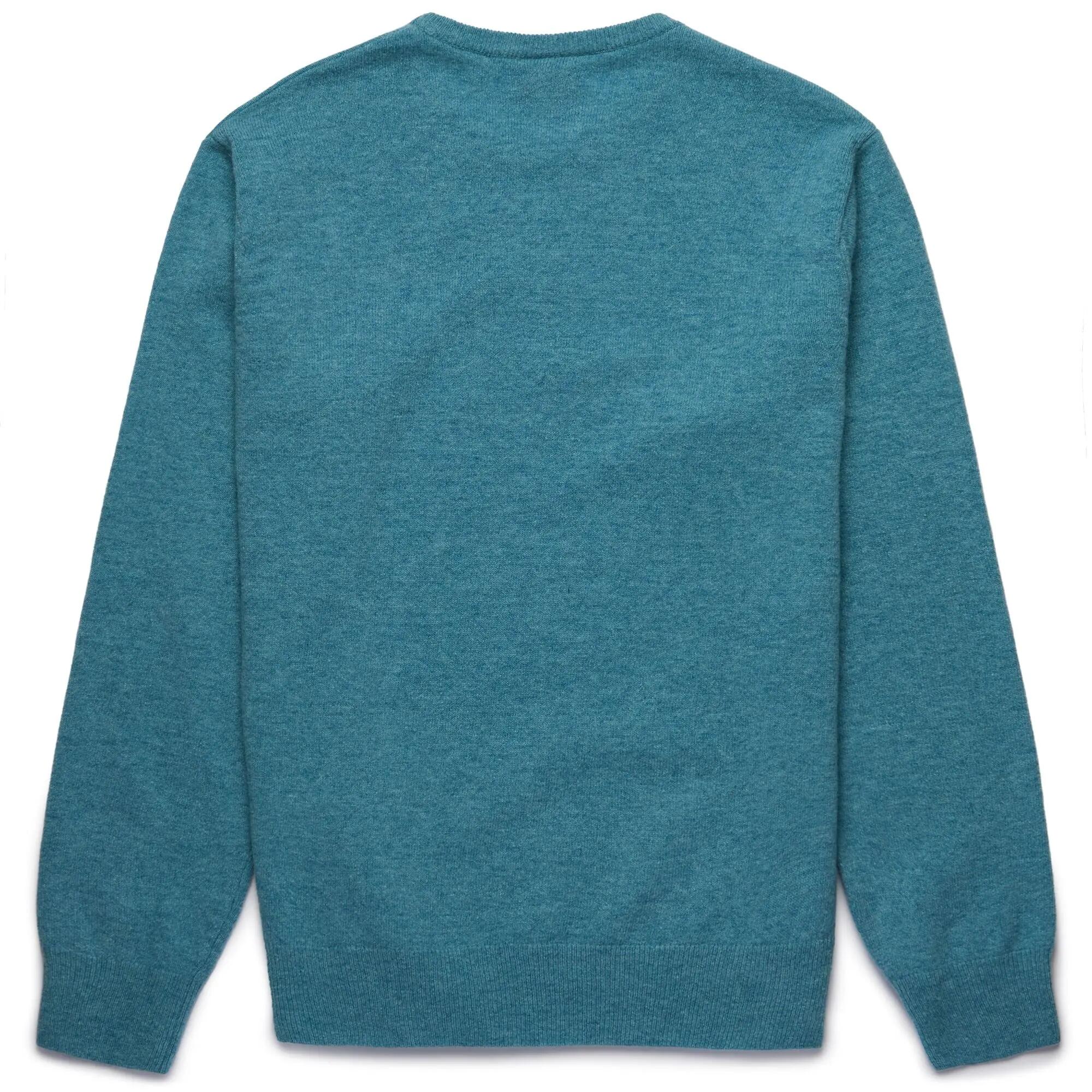Maglione da uomo in lana blu da lifestyle 2/2