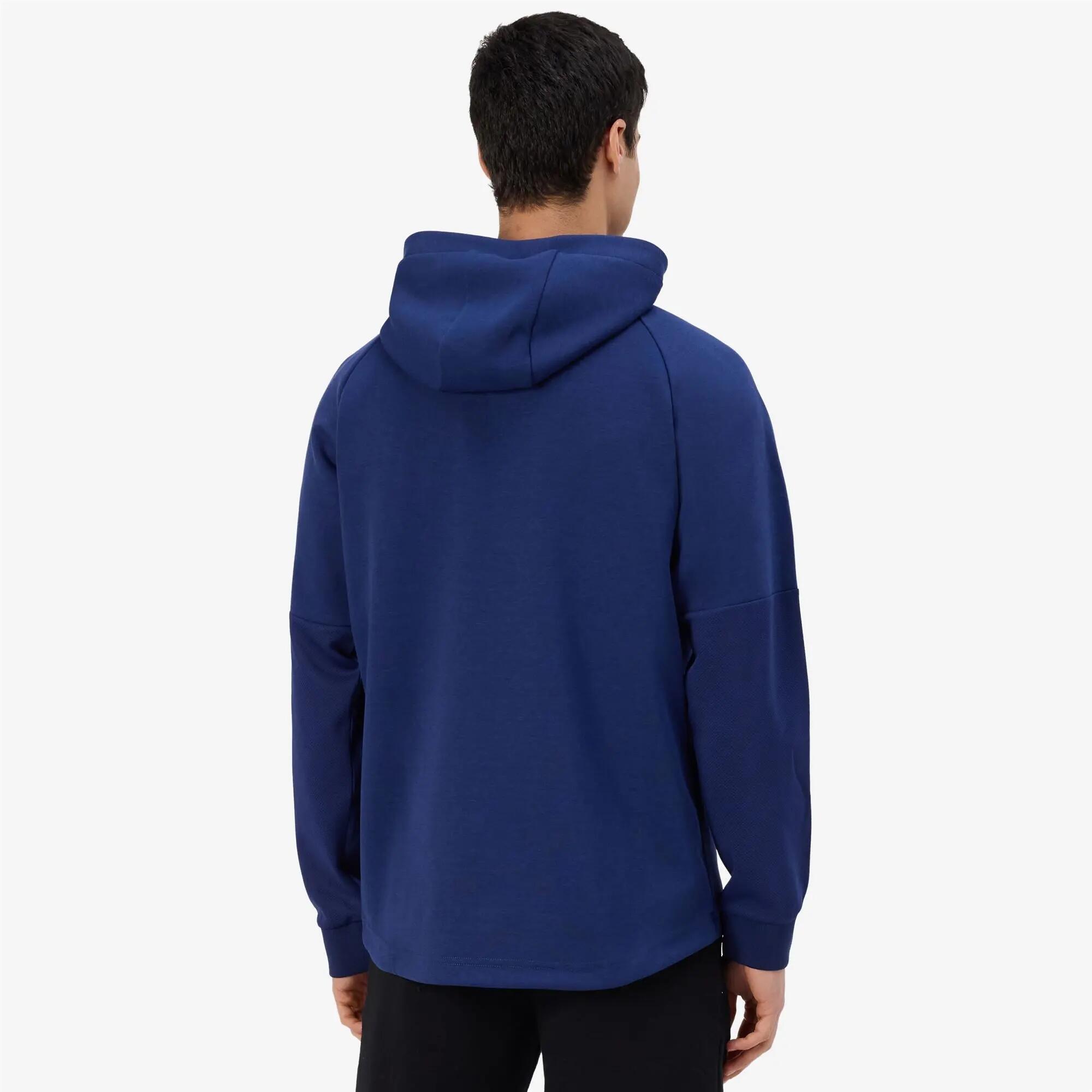 Sweat-shirt zippé pour homme bleu pour salle de sport 6/7