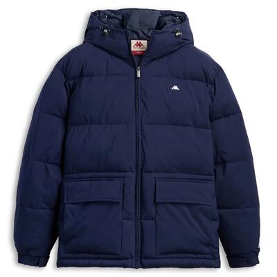 Giubbotto da uomo in poliestere blu da casual