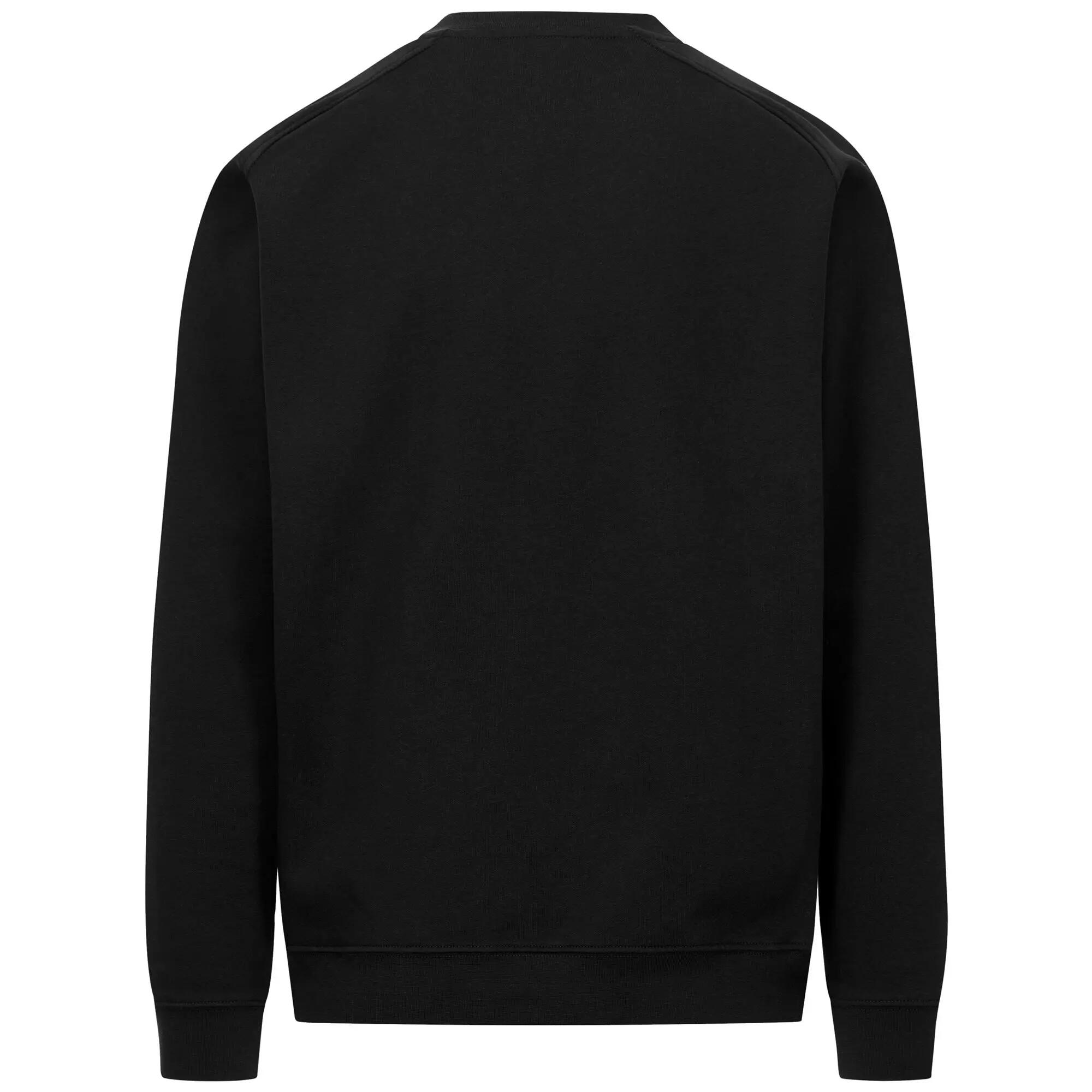 Sweat-shirt pour homme noir pour sportif/sportive 3/3