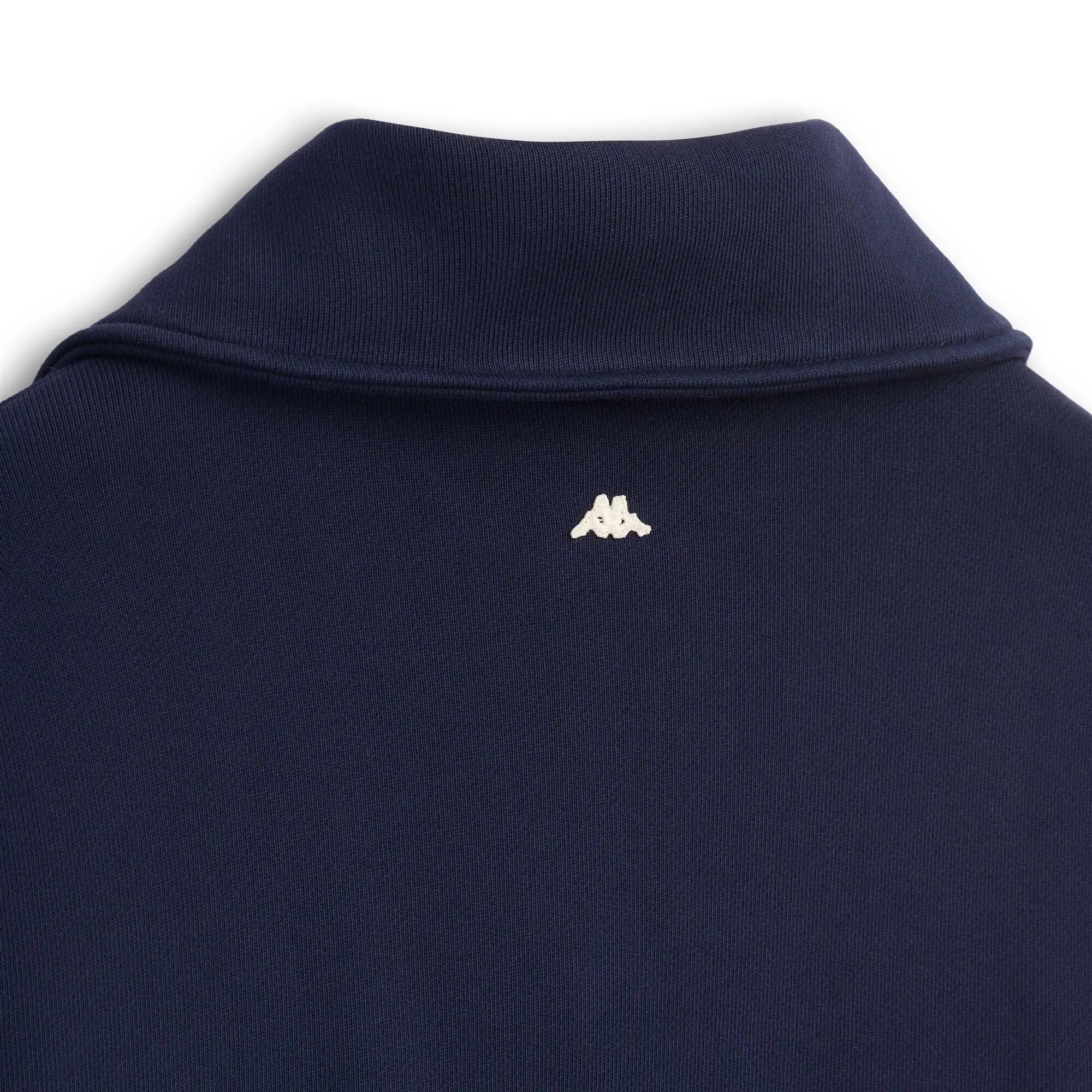Felpa da uomo in cotone blu da casual 3/3