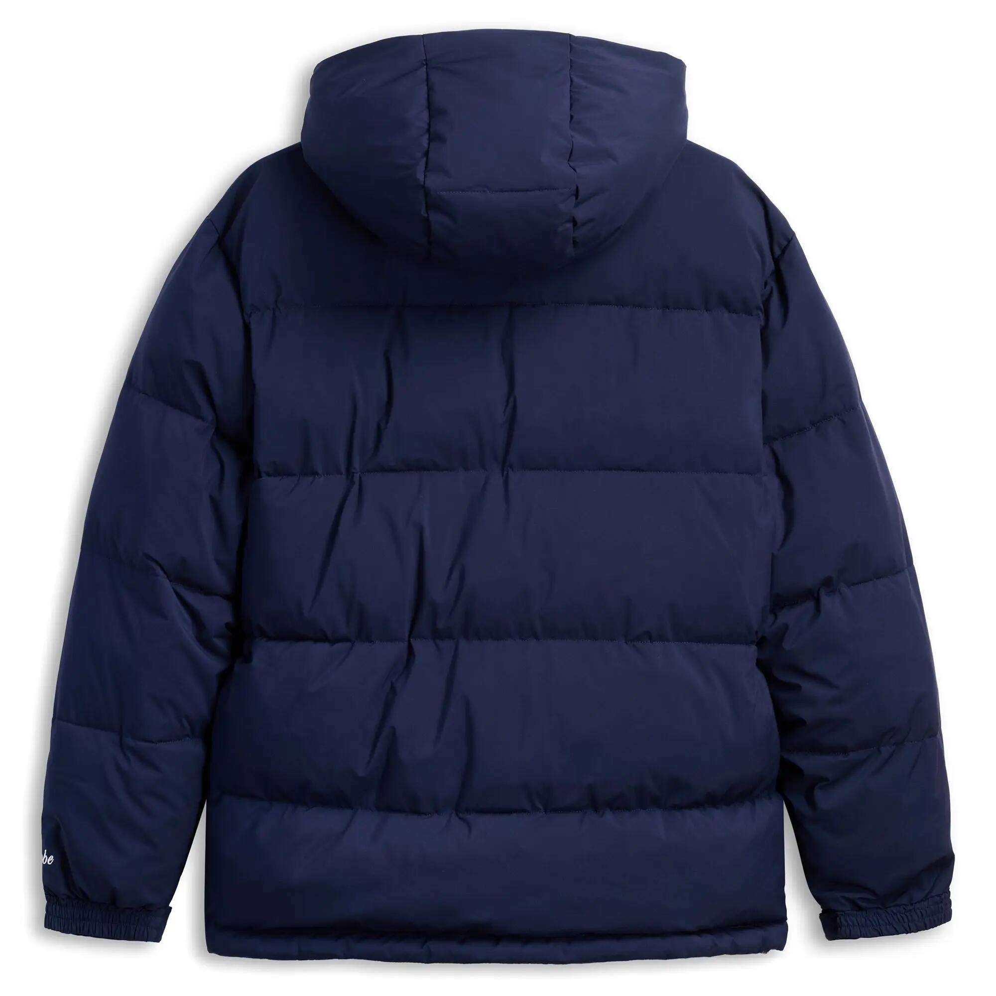 Giubbotto da uomo in poliestere blu da casual 2/3