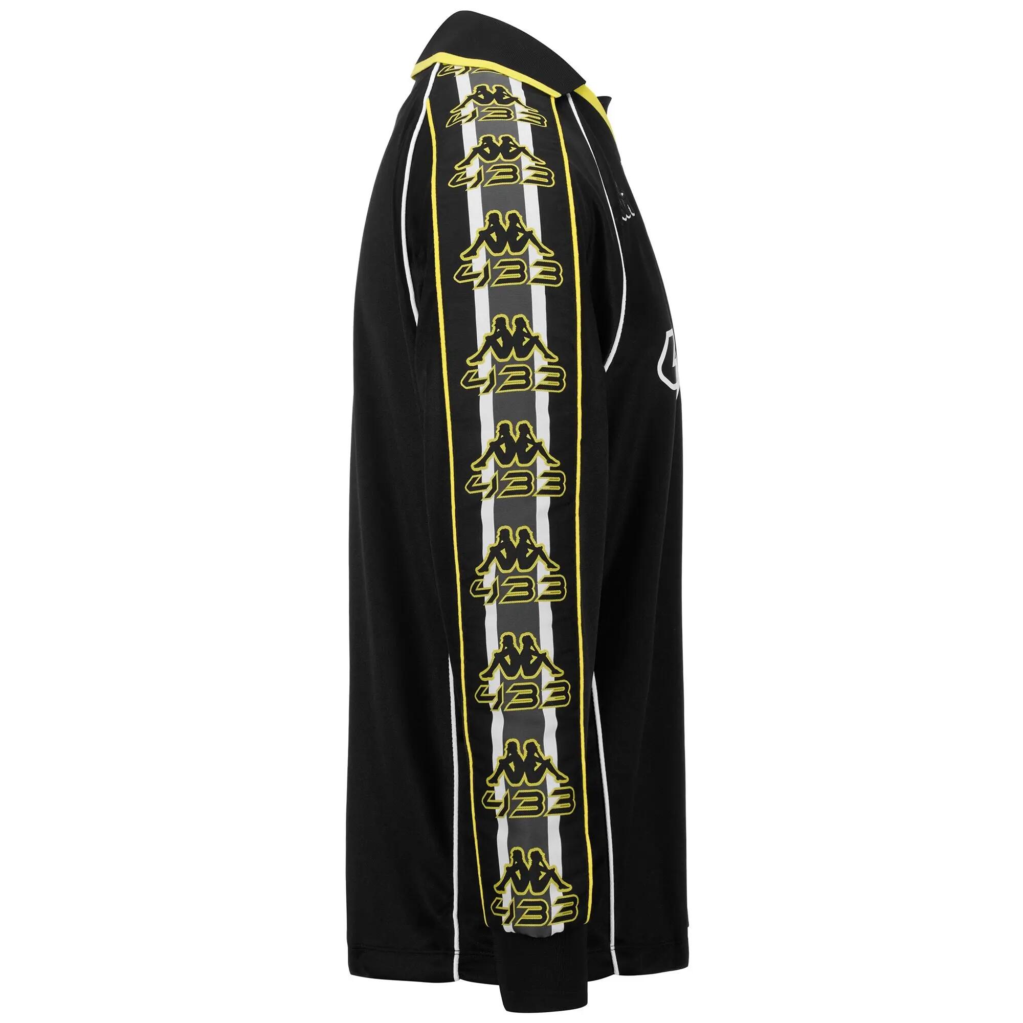 T-shirt pour garçon noir pour football 2/5