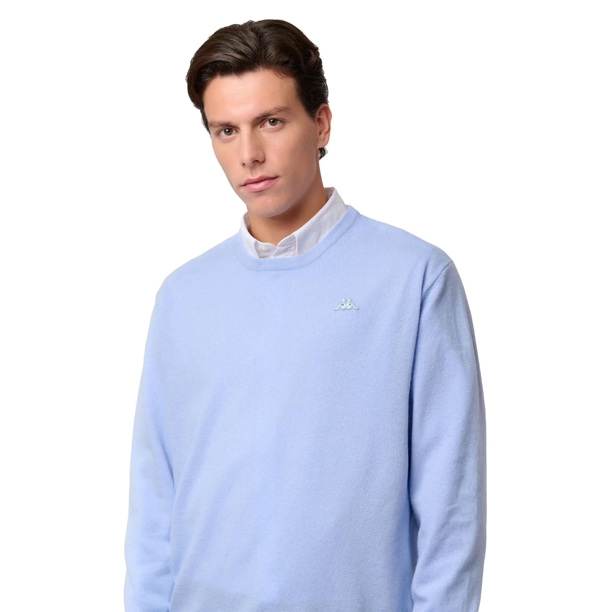 Pull pour homme bleu pour lifestyle 6/6