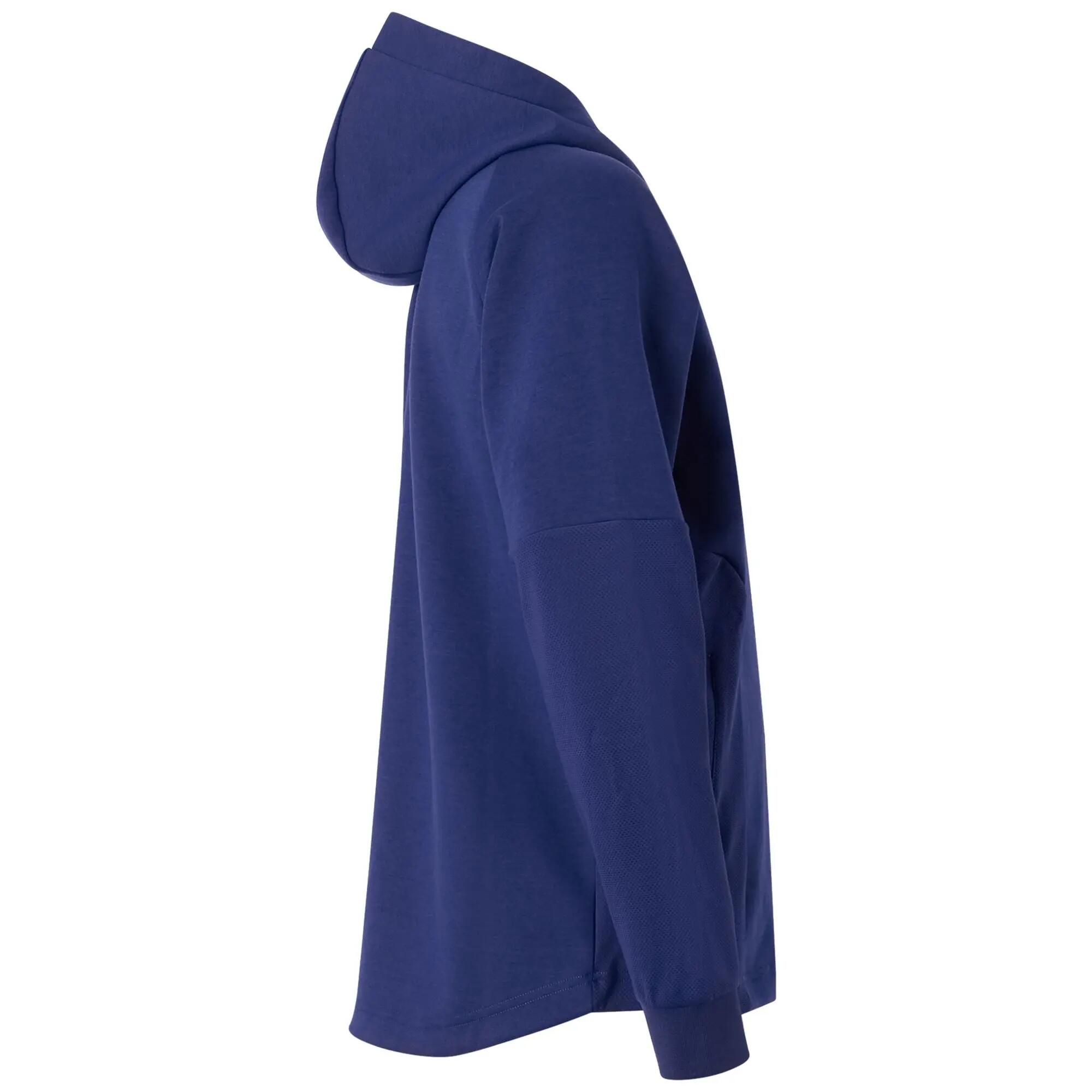 Sweat-shirt zippé pour homme bleu pour salle de sport 2/7