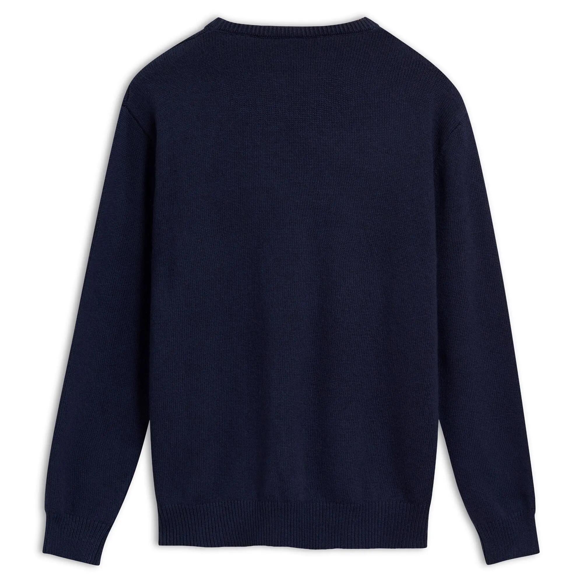 Pull pour homme bleu pour casual 2/3