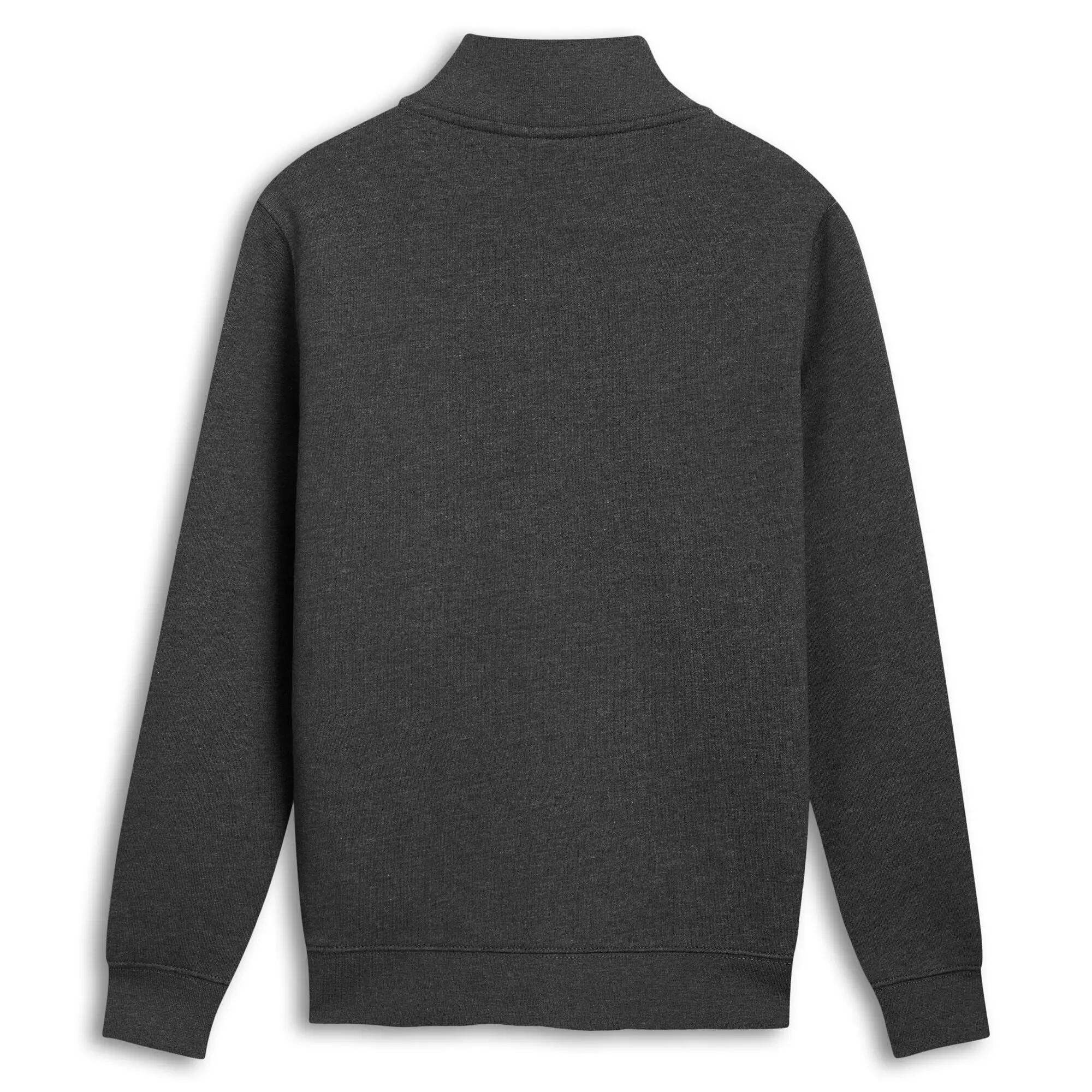 Felpa con zip da donna in cotone grigio da lifestyle 2/6