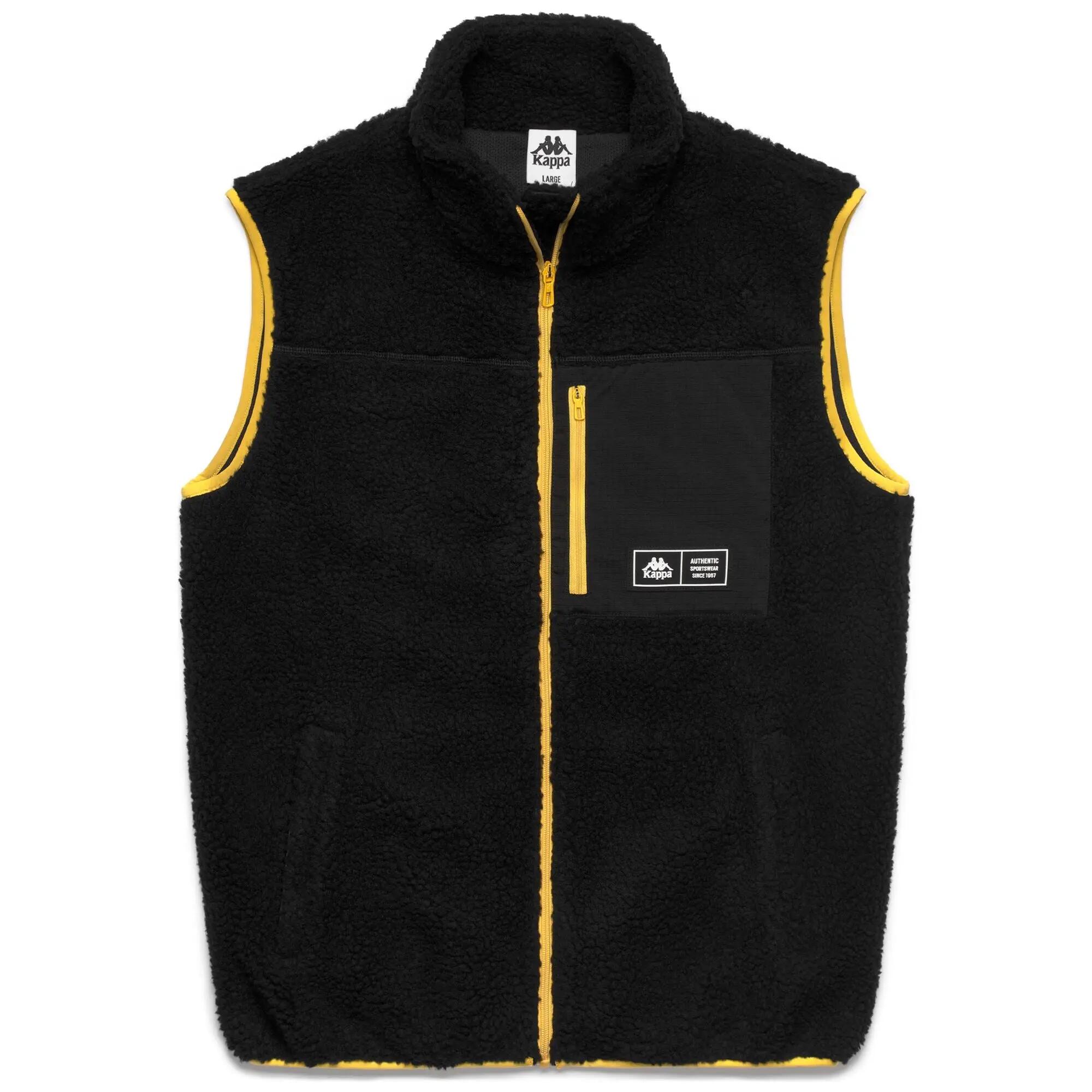 Felpa smanicata da uomo in poliestere nero da streetwear sportivo 2/5