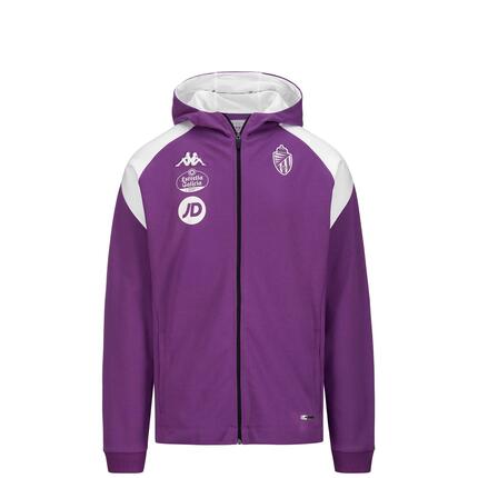 Sweat-shirt zippé pour garçon violet pour football