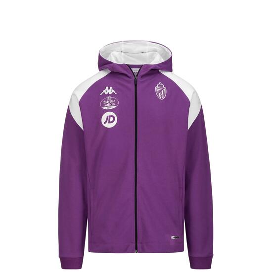 Sweat-shirt zippé pour garçon violet pour football