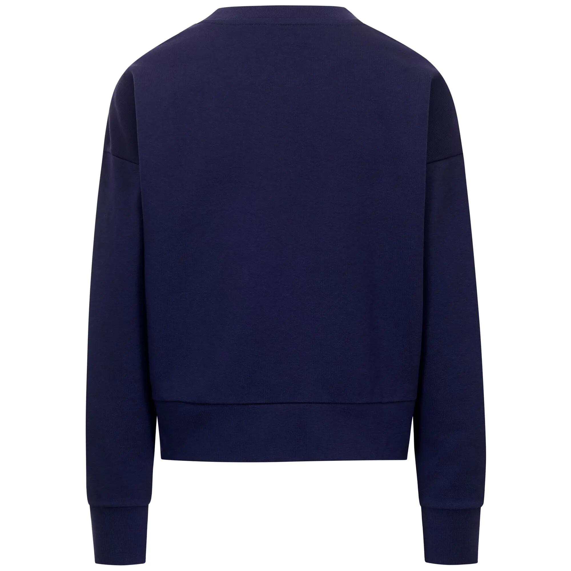 Sweat-shirt pour femme bleu pour sportif/sportive 3/3