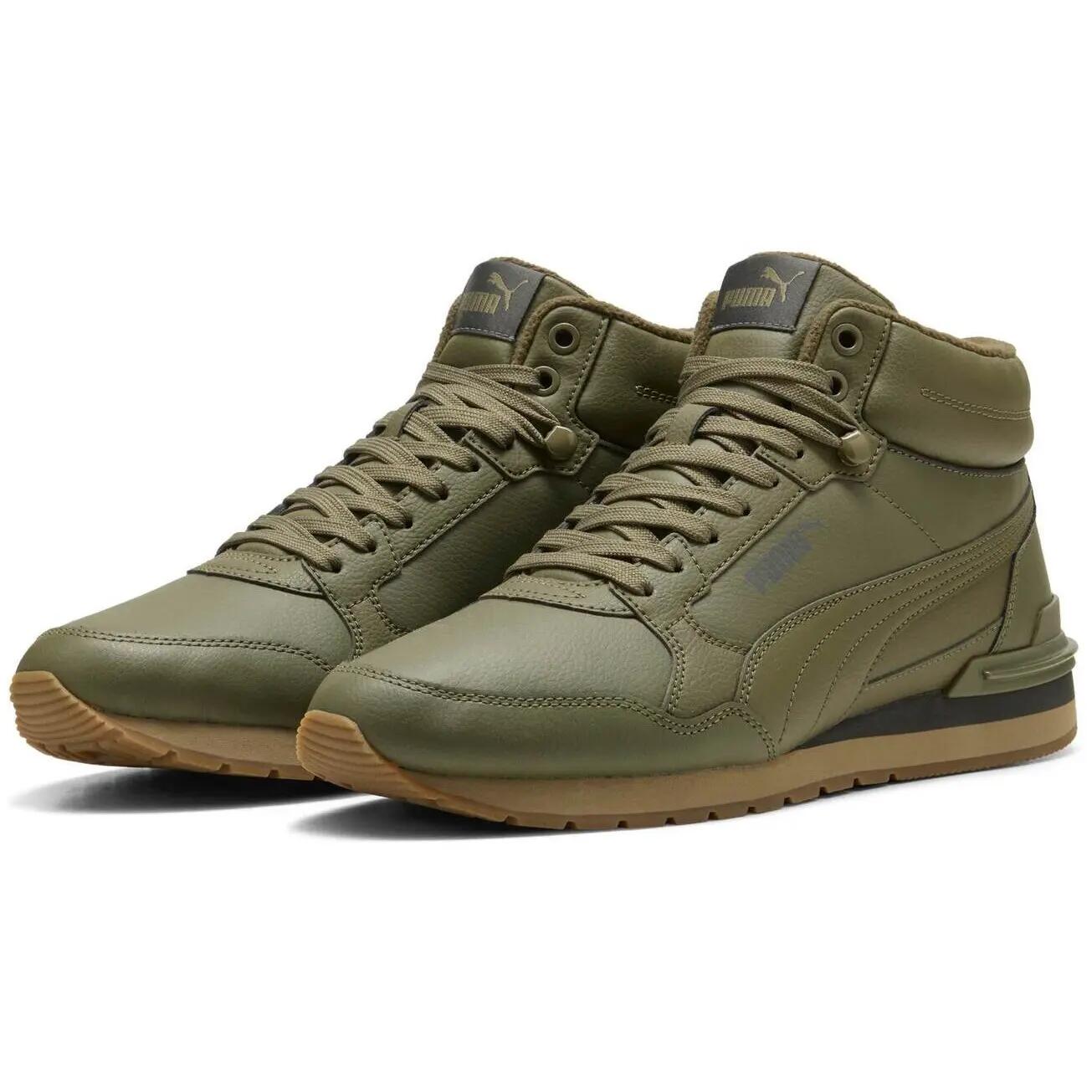 Stivali Puma St Runner V4 Mid, Verde, Unisex 3/5