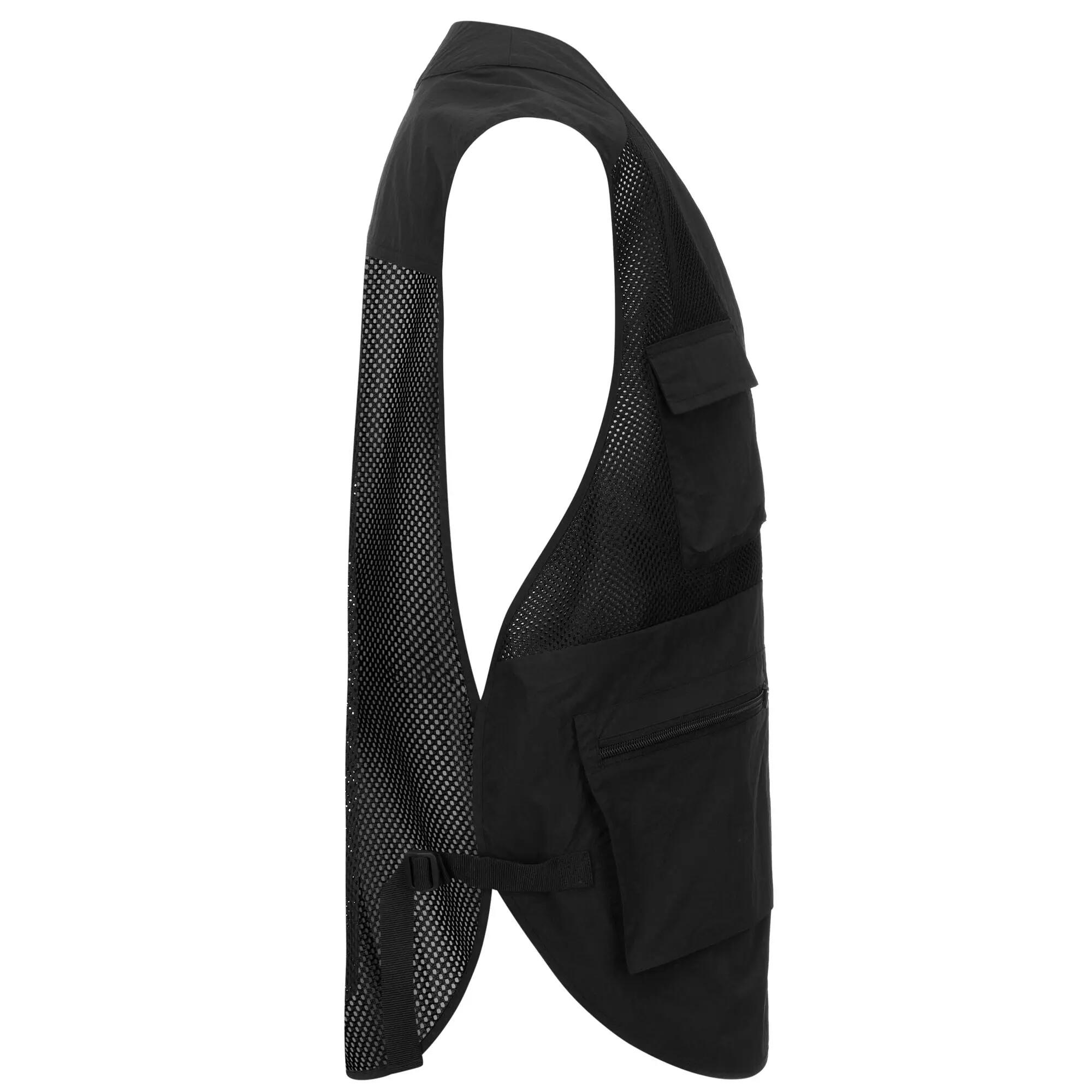 Gilet sans manches pour homme / femme noir pour streetwear sportif 2/3